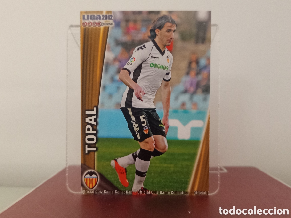 Cromos de F&uacute;tbol: ❇️ CROMO ⚽ TOPAL VALENCIA FICHAS LIGA QUIZ 11 12 2011 2012 MUNDICROMO ❇️