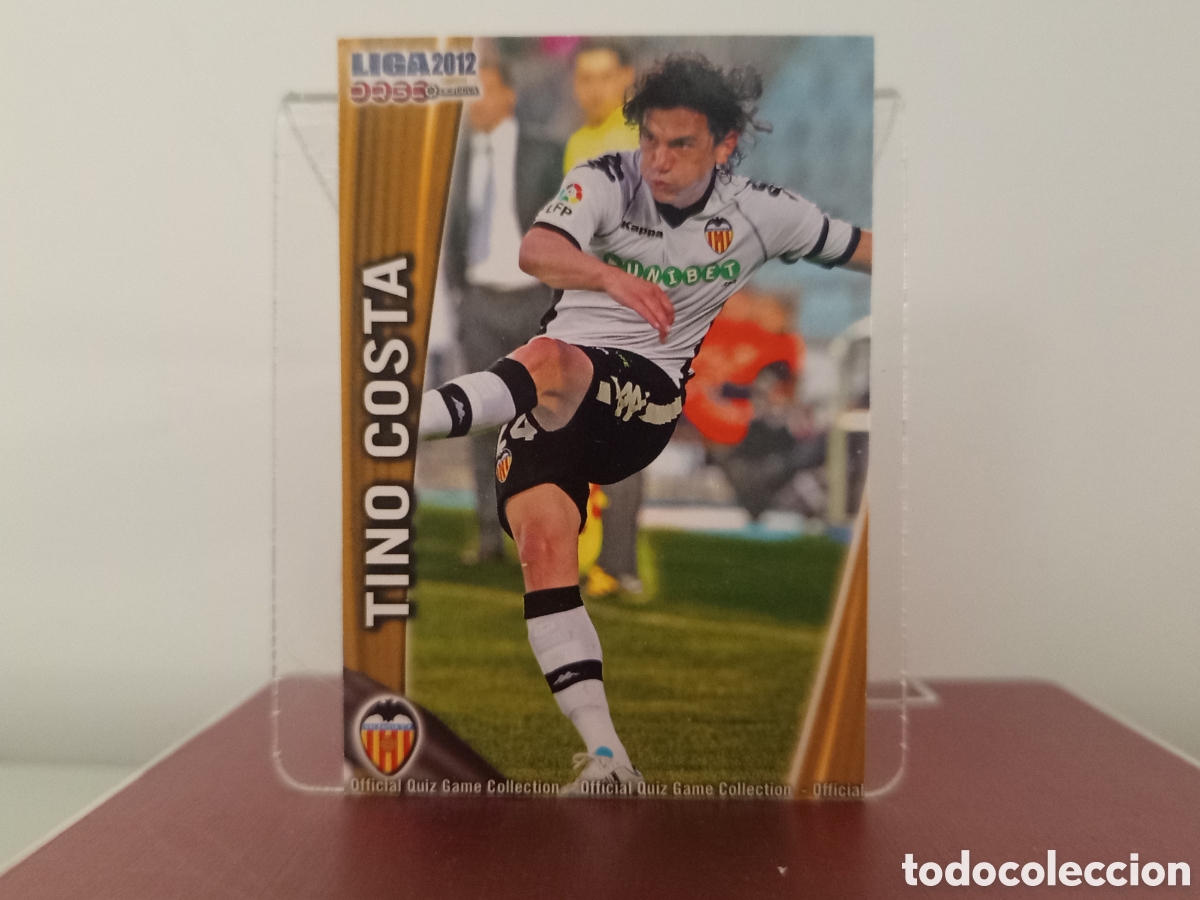 Cromos de F&uacute;tbol: ❇️ CROMO ⚽ TINO COSTA VALENCIA FICHAS LIGA QUIZ 11 12 2011 2012 MUNDICROMO ❇️