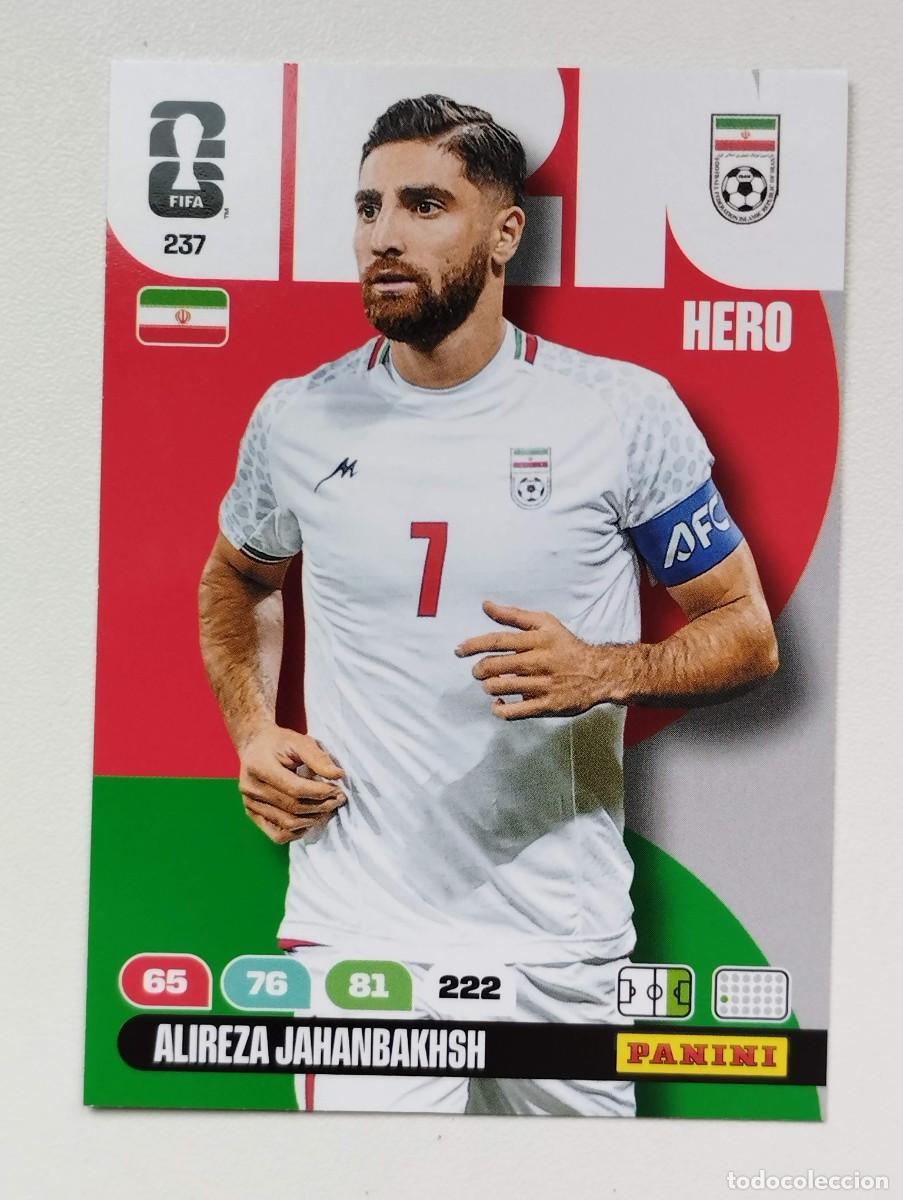 Cromos de F&uacute;tbol: CROMO CARD ADRENALYN MUNDIAL WORLD CUP 2026 HERO IRAN 237 ALIREZA JAHANBAKHSH