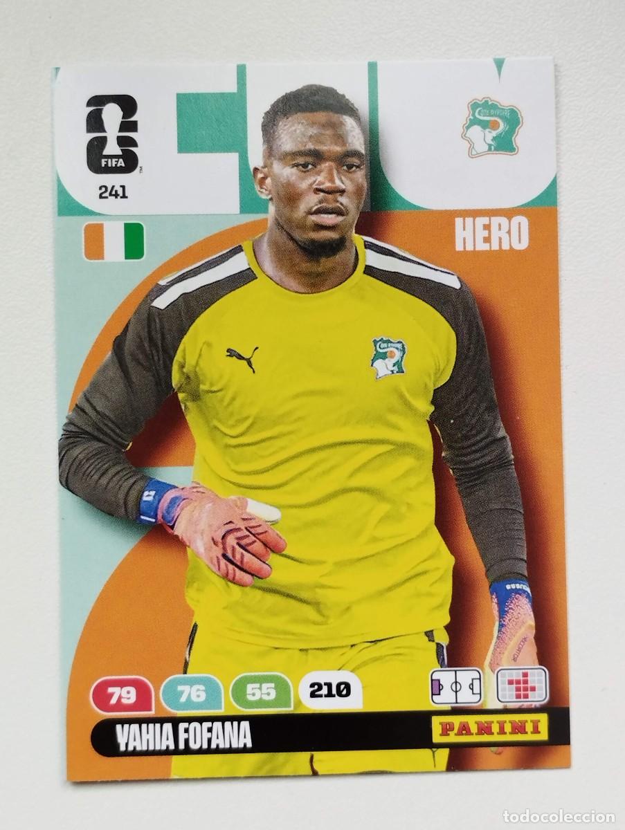 Cromos de F&uacute;tbol: CROMO CARD ADRENALYN MUNDIAL WORLD CUP 2026 HERO COSTA DE MARFIL 241 YAHIA FOFANA