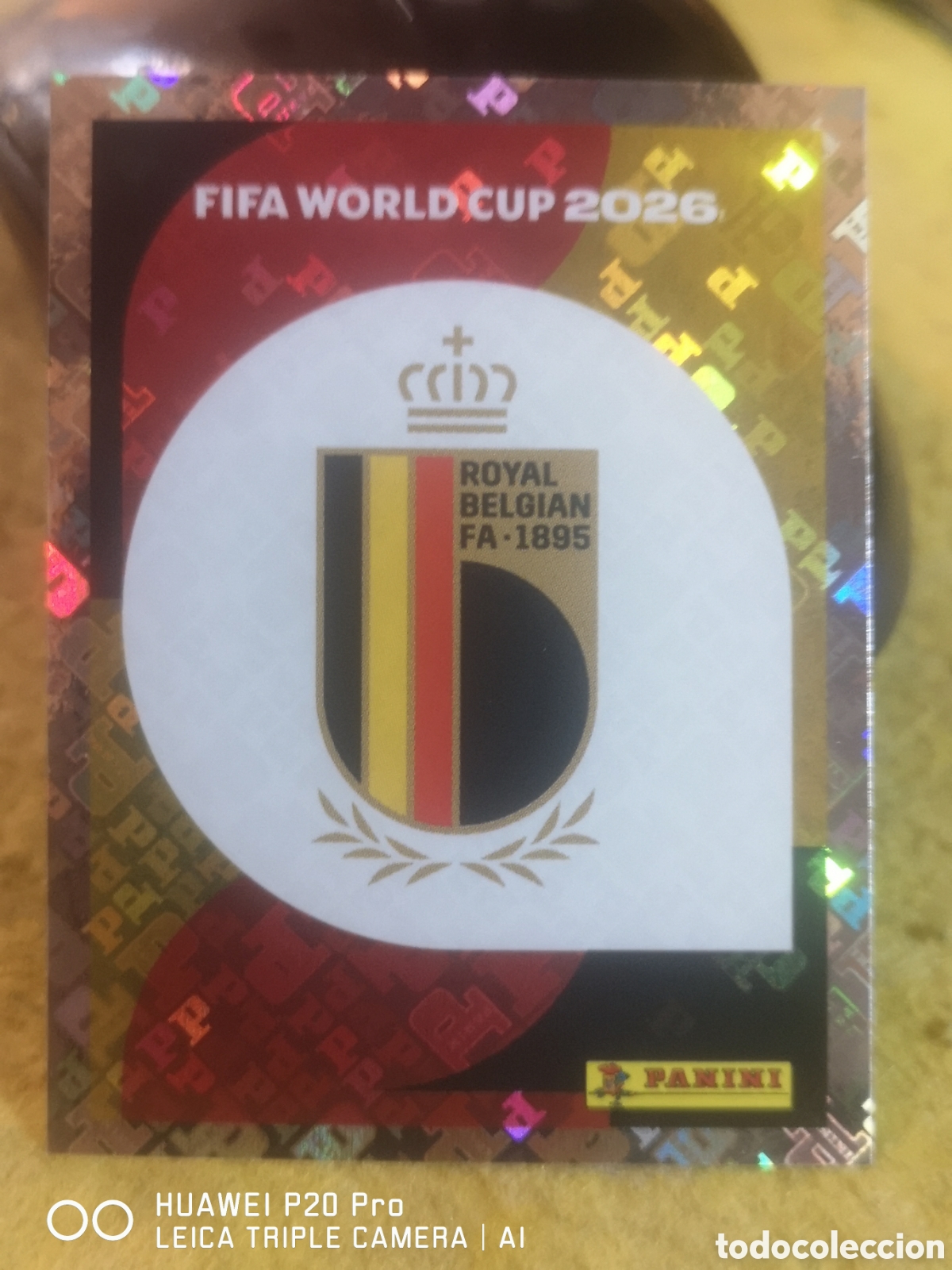 Cromos de F&uacute;tbol: STICKER FIFA WORLD CUP 2026 ESCUDO BELGICA - BEL 1
