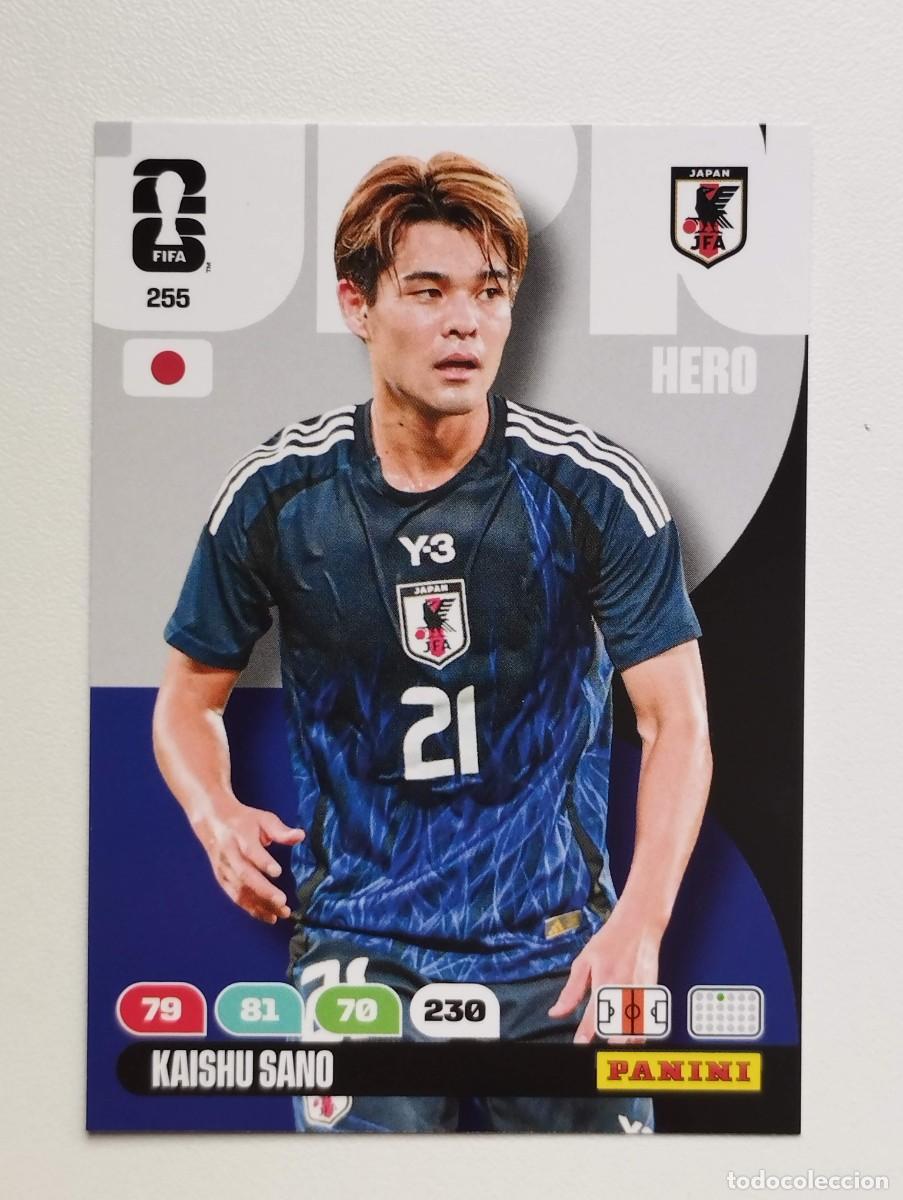 Cromos de F&uacute;tbol: CROMO CARD ADRENALYN MUNDIAL WORLD CUP 2026 HERO JAPON 255 KAISHU SANO