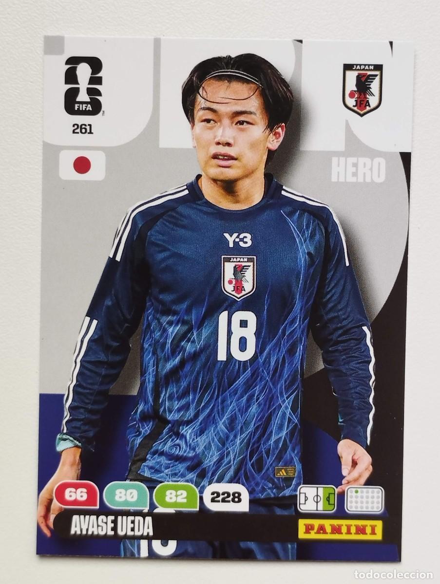 Cromos de F&uacute;tbol: CROMO CARD ADRENALYN MUNDIAL WORLD CUP 2026 HERO JAPON 261 AYASE UEDA