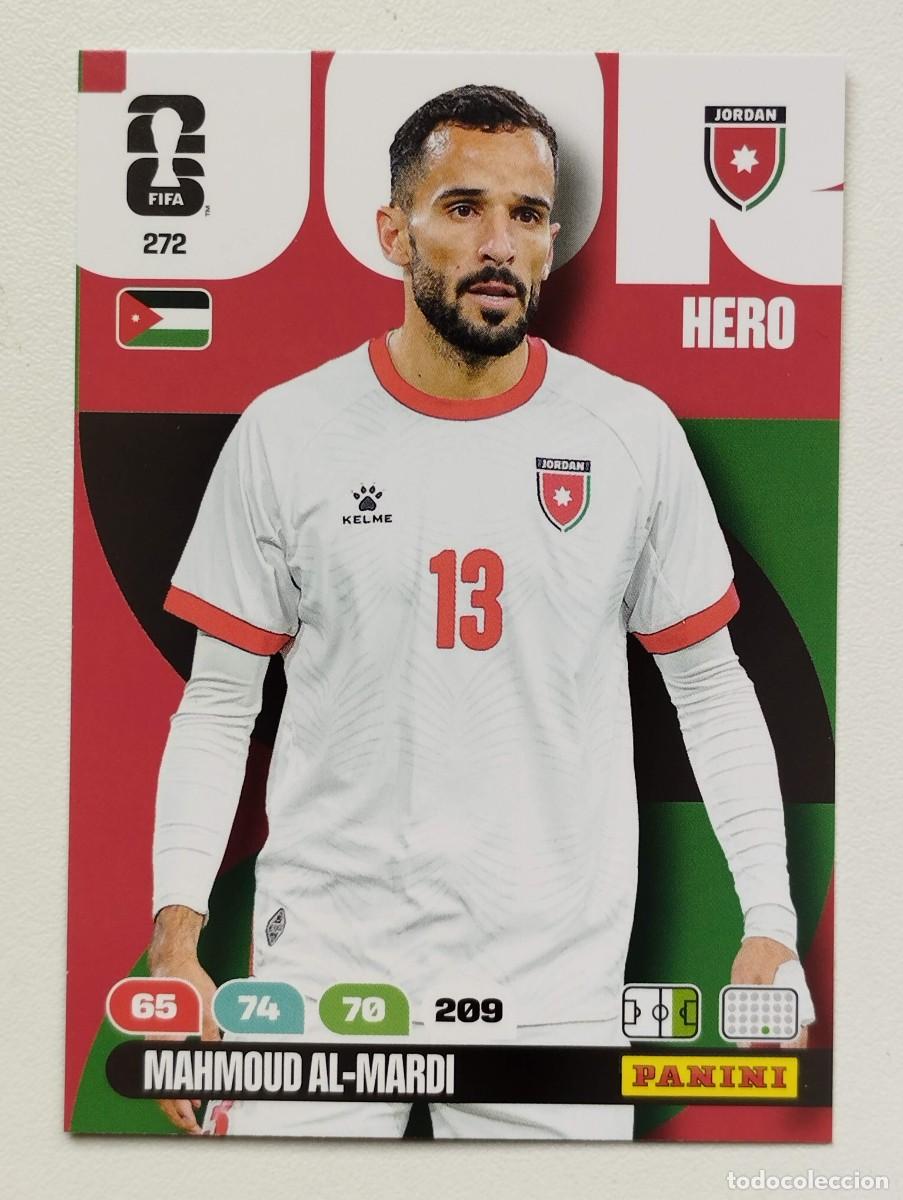 Cromos de F&uacute;tbol: CROMO CARD ADRENALYN MUNDIAL WORLD CUP 2026 HERO JORDANIA 272 MAHMOUD AL-MARDI