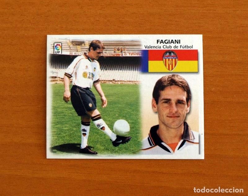 Figurine di Calcio: Valencia - Fagiani - COLOCA - Ediciones Este Liga 1999-2000, 99-00 - Nunca pegado