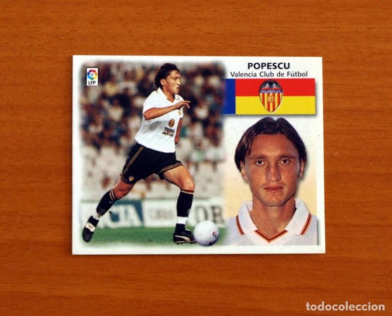 Figurine di Calcio: Valencia - Popescu - BAJA - Ediciones Este Liga 1999-2000, 99-00 - Nunca Pegado