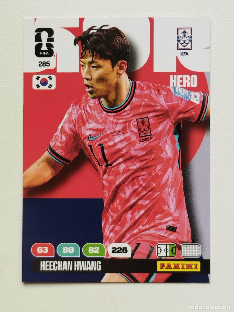 Figurine di Calcio: CROMO CARD ADRENALYN MUNDIAL WORLD CUP 2026 HERO COREA DEL SUR 285 HEECHAN HWANG