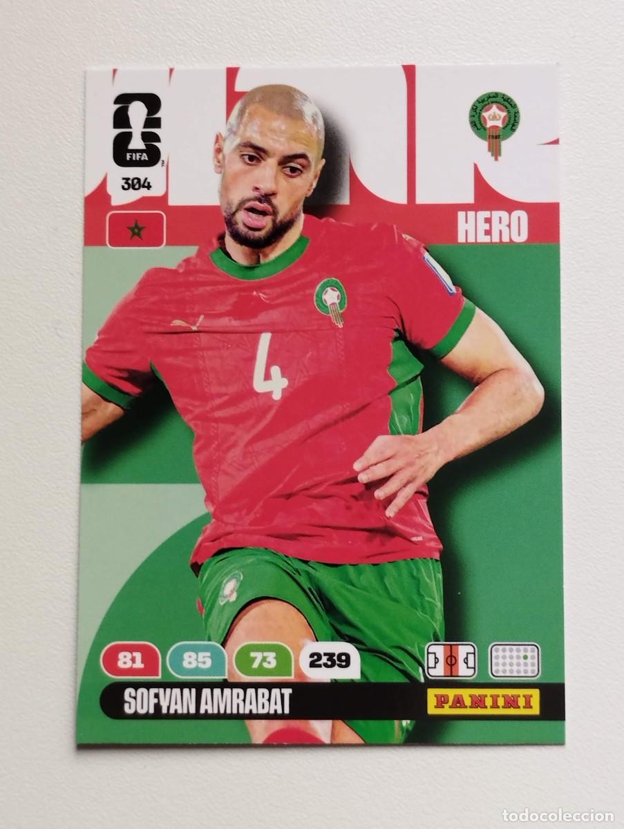 Cartes &agrave; collectionner de Football: CROMO CARD ADRENALYN MUNDIAL WORLD CUP 2026 HERO MARRUECOS 304 AMRABAT