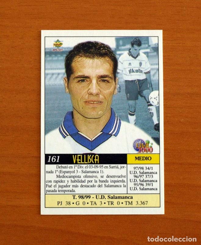 Fu&szlig;ball-Sticker: Real Zaragoza - N&ordm; 161, Vellisca - Las Fichas de la Liga Mundicromo 1999-2000, 99-00