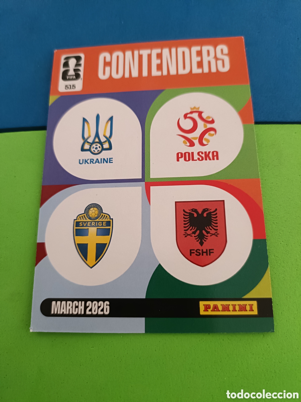 Fu&szlig;ball-Sticker: Adrenalyn XL Fifa World cup 2026 mundial - 515 Contenders