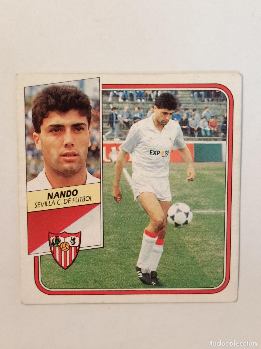 Fu&szlig;ball-Sticker: NANDO SEVILLA C.F. LIGA 89/90 ESTE
