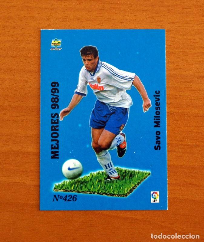 Cromos de F&uacute;tbol: Real Zaragoza -N&ordm; 426, Milosevic - Mejores 98-99 - Las Fichas de la Liga Mundicromo 1999-2000, 99-00