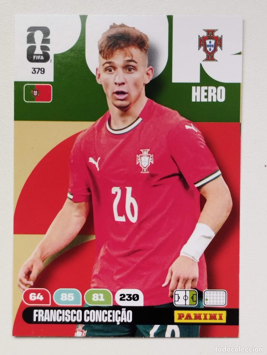 Cartes &agrave; collectionner de Football: CROMO CARD ADRENALYN MUNDIAL WORLD CUP 2026 HERO PORTUGAL 379 FRANCISCO CONCEI&Ccedil;AO
