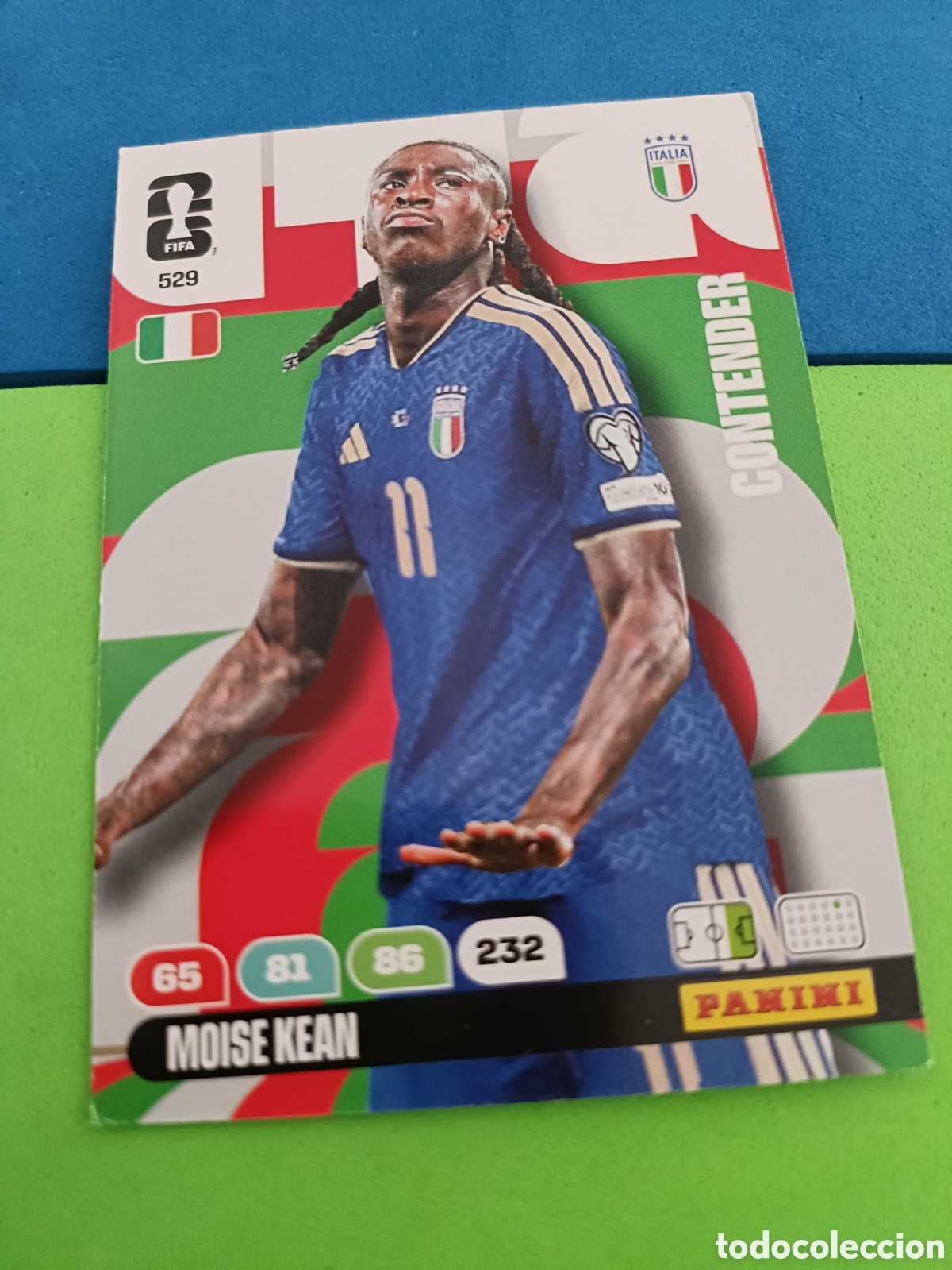 Cartes &agrave; collectionner de Football: Adrenalyn XL Fifa World cup 2026 mundial - 529 Moise kean