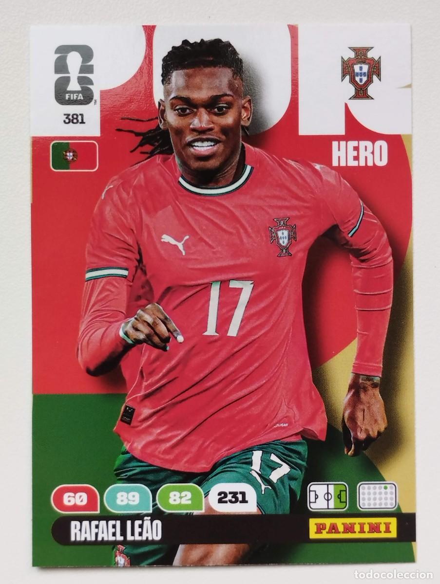 Cartes &agrave; collectionner de Football: CROMO CARD ADRENALYN MUNDIAL WORLD CUP 2026 HERO PORTUGAL 381 RAFAEL LEAO