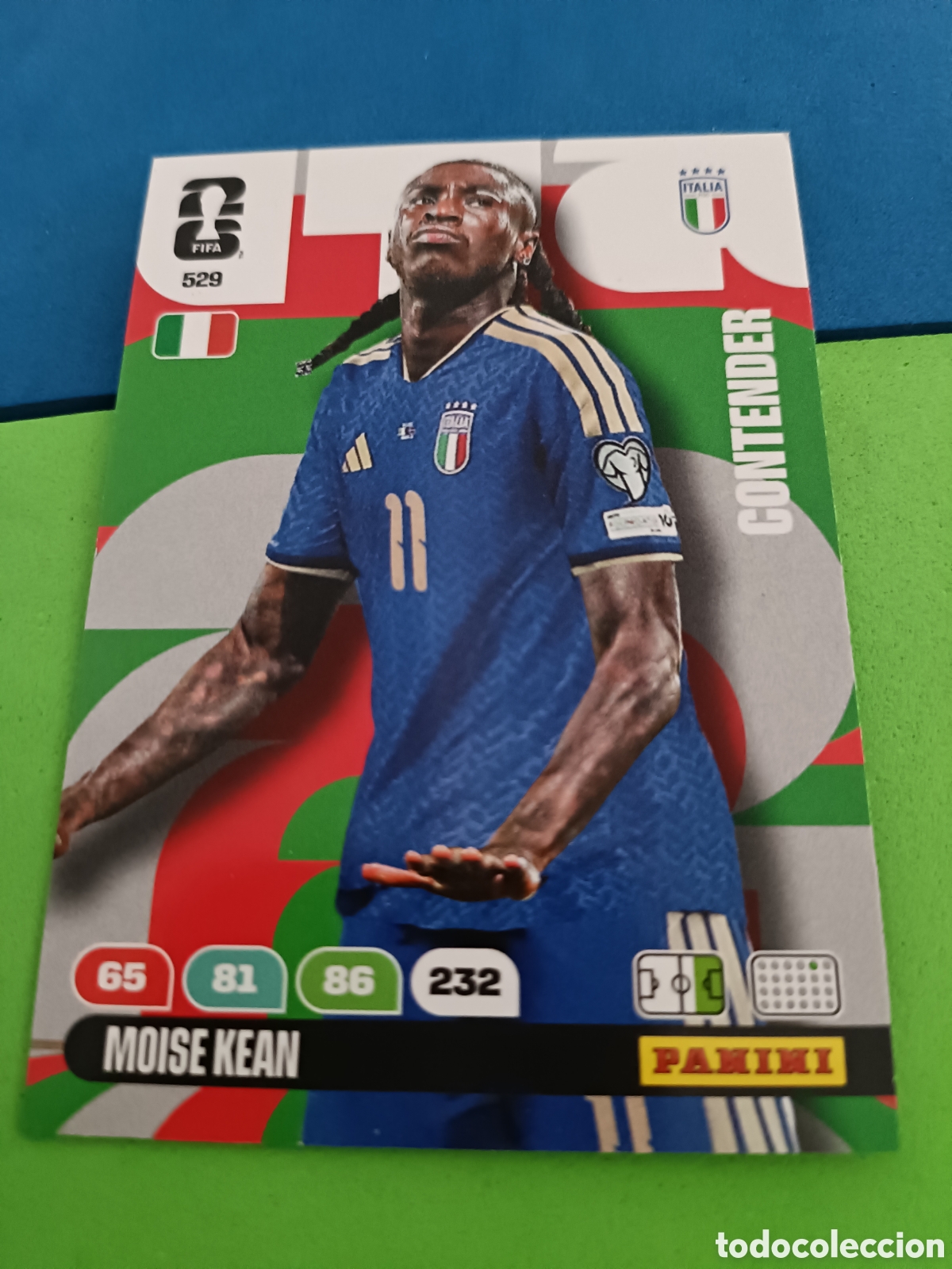 Cartes &agrave; collectionner de Football: Adrenalyn XL Fifa World cup 2026 mundial - 529 Moise Kean