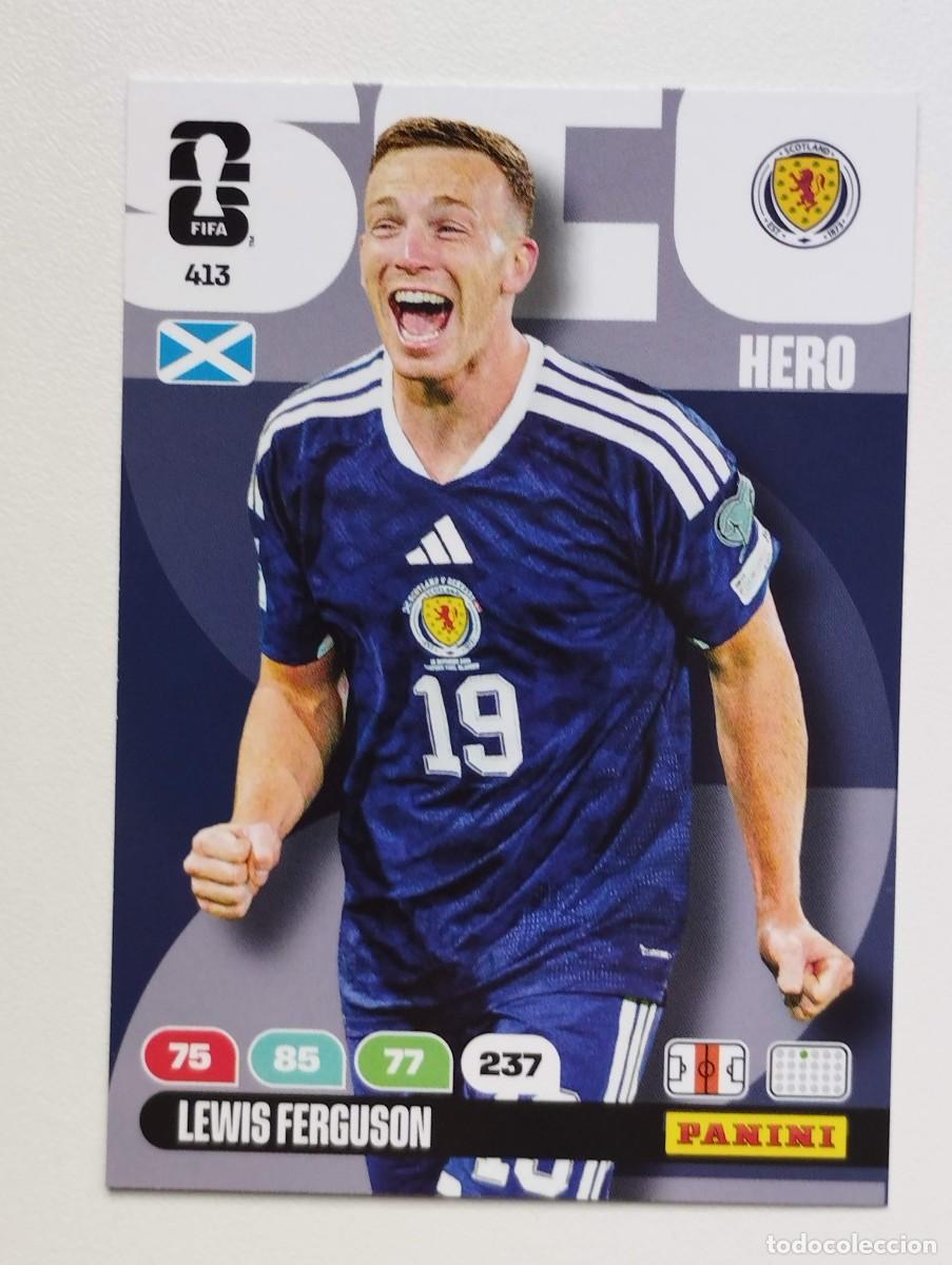 Cromos de Futebol: CROMO CARD ADRENALYN MUNDIAL WORLD CUP 2026 HERO ESCOCIA 413 LEWIS FERGUSON
