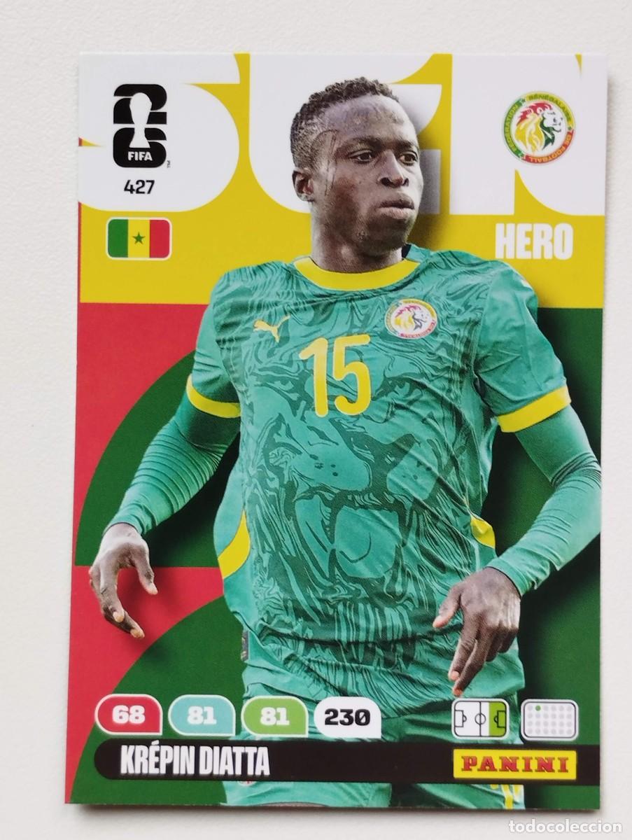 Cromos de F&uacute;tbol: CROMO CARD ADRENALYN MUNDIAL WORLD CUP 2026 HERO SENEGAL 427 KREPIN DIATTA