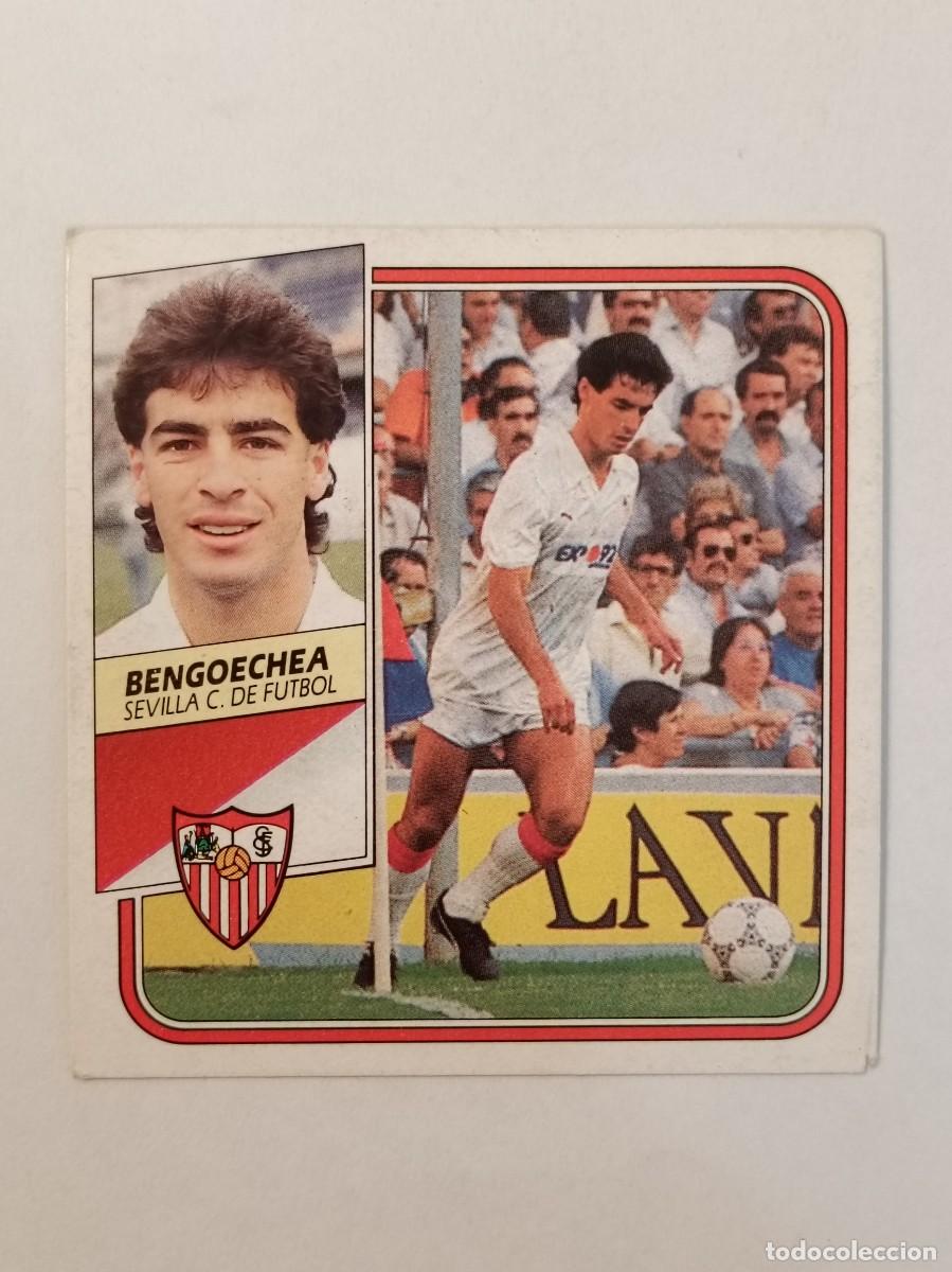 Cromos de F&uacute;tbol: BENGOECHEA SEVILLA C.F. LIGA 89/90 ESTE