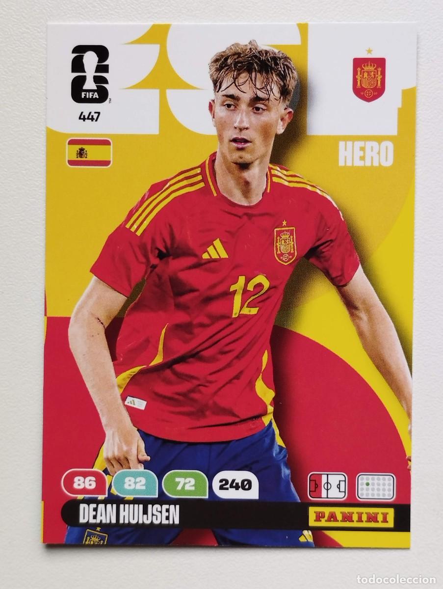 Cromos de F&uacute;tbol: CROMO CARD ADRENALYN MUNDIAL WORLD CUP 2026 HERO ESPA&Ntilde;A 447 DEAN HUIJSEN