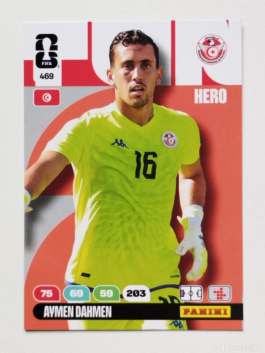 Cromos de F&uacute;tbol: CROMO CARD ADRENALYN MUNDIAL WORLD CUP 2026 HERO TUNEZ 469 AYMEN DAHMEN