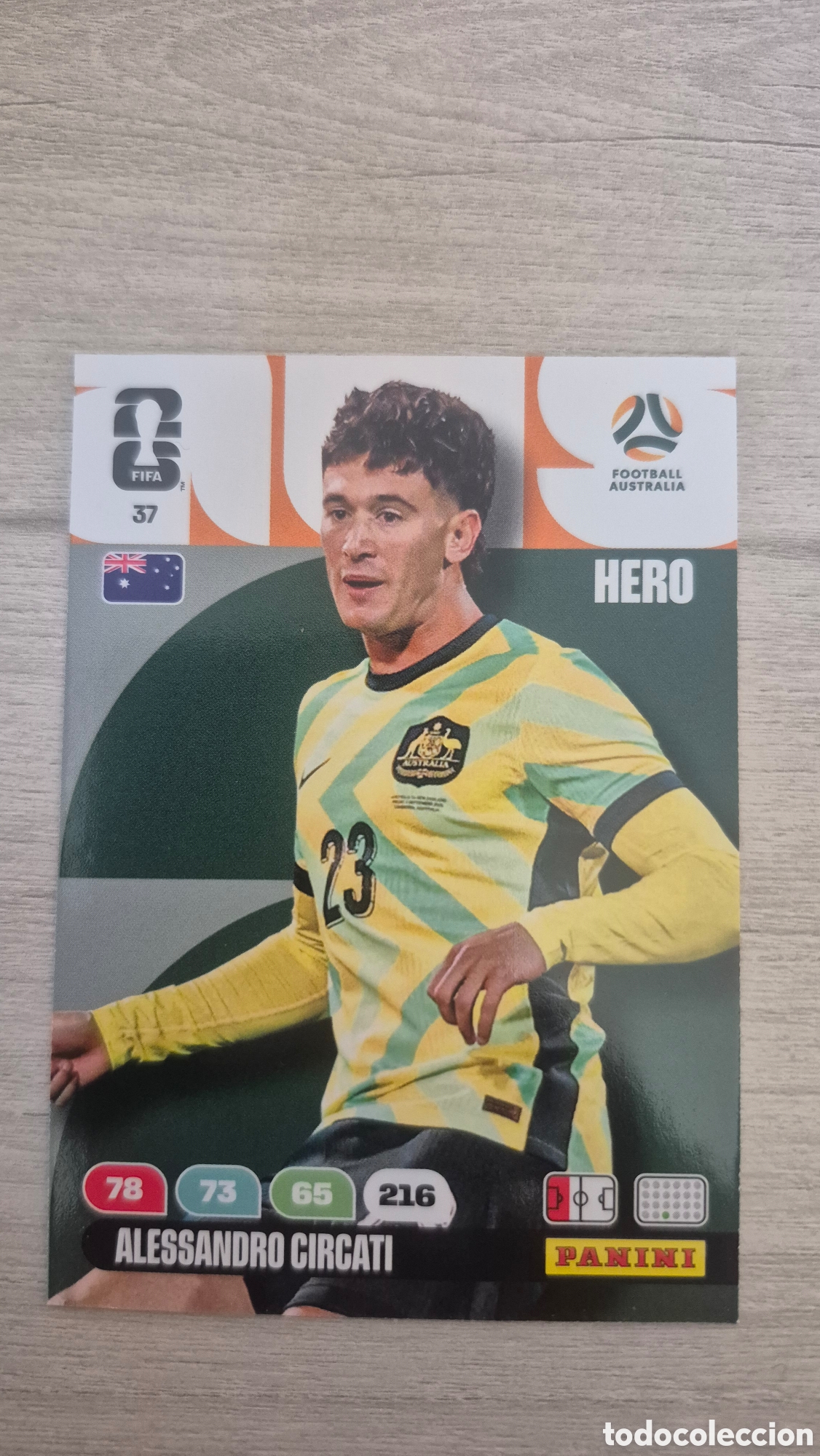 Cromos de F&uacute;tbol: N&deg;37 Australia Alessandro Circati Adrenalyn FIFA World Cup 26