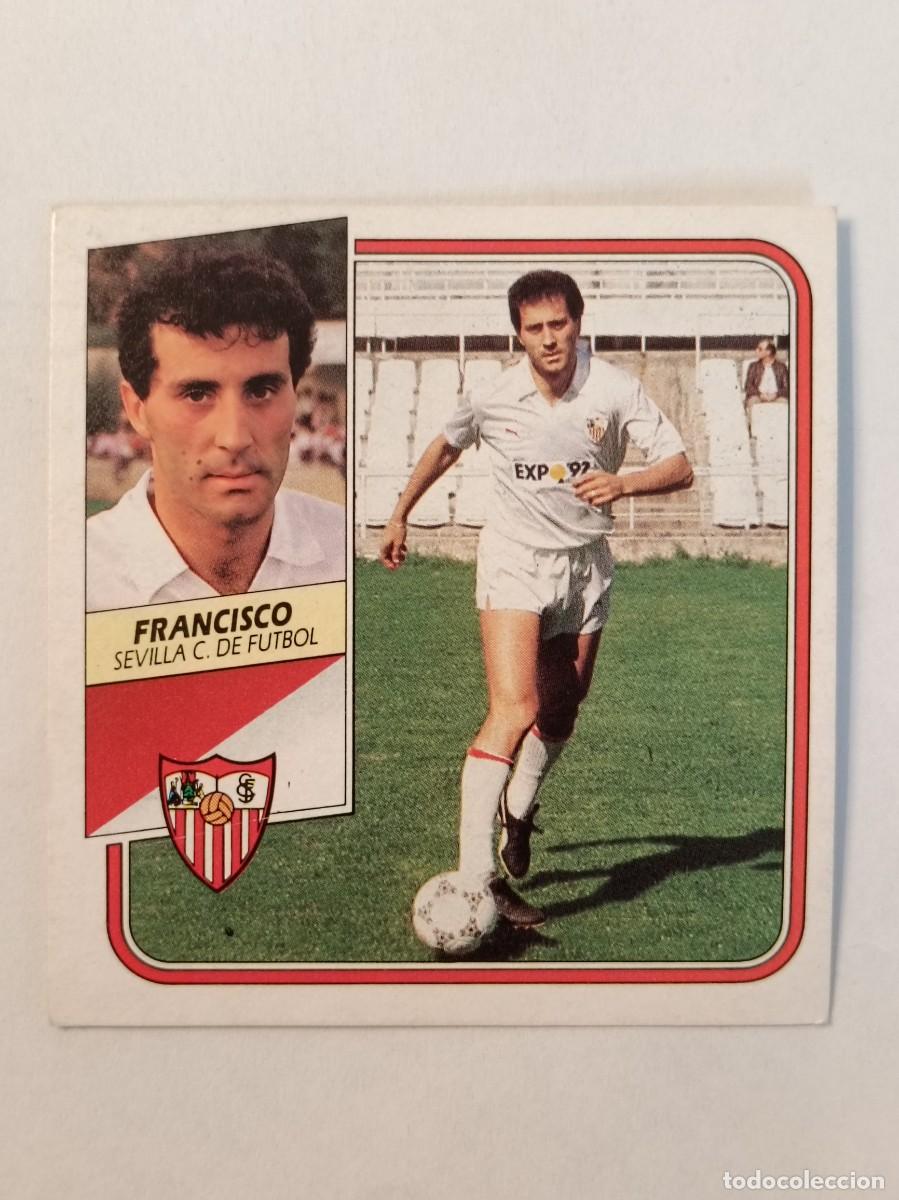 Cromos de F&uacute;tbol: FRANCISCO SEVILLA C.F. LIGA 89/90 ESTE