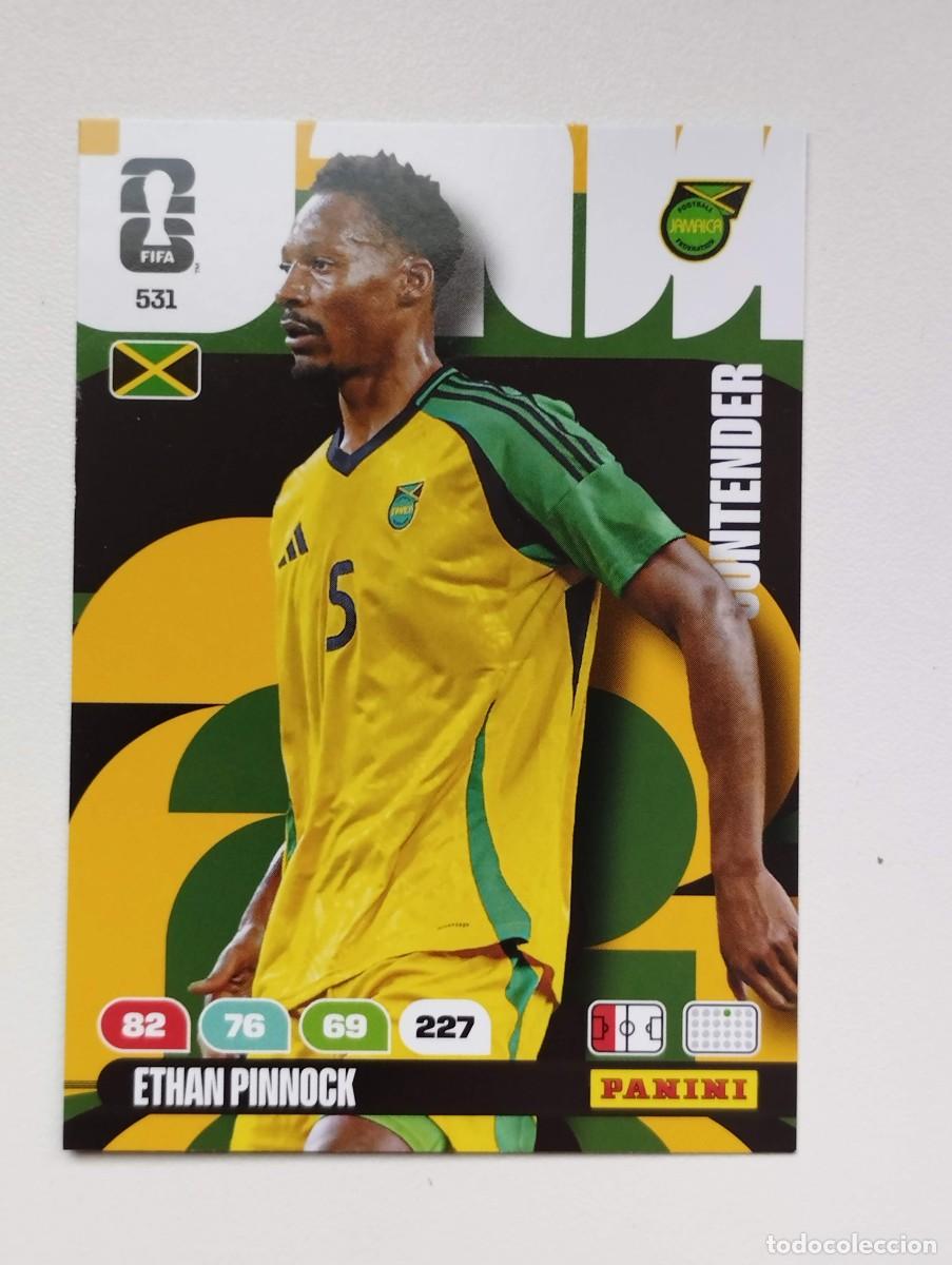 Cromos de F&uacute;tbol: CROMO CARD ADRENALYN MUNDIAL WORLD CUP 2026 CONTENDER JAMAICA 531 PINNOCK
