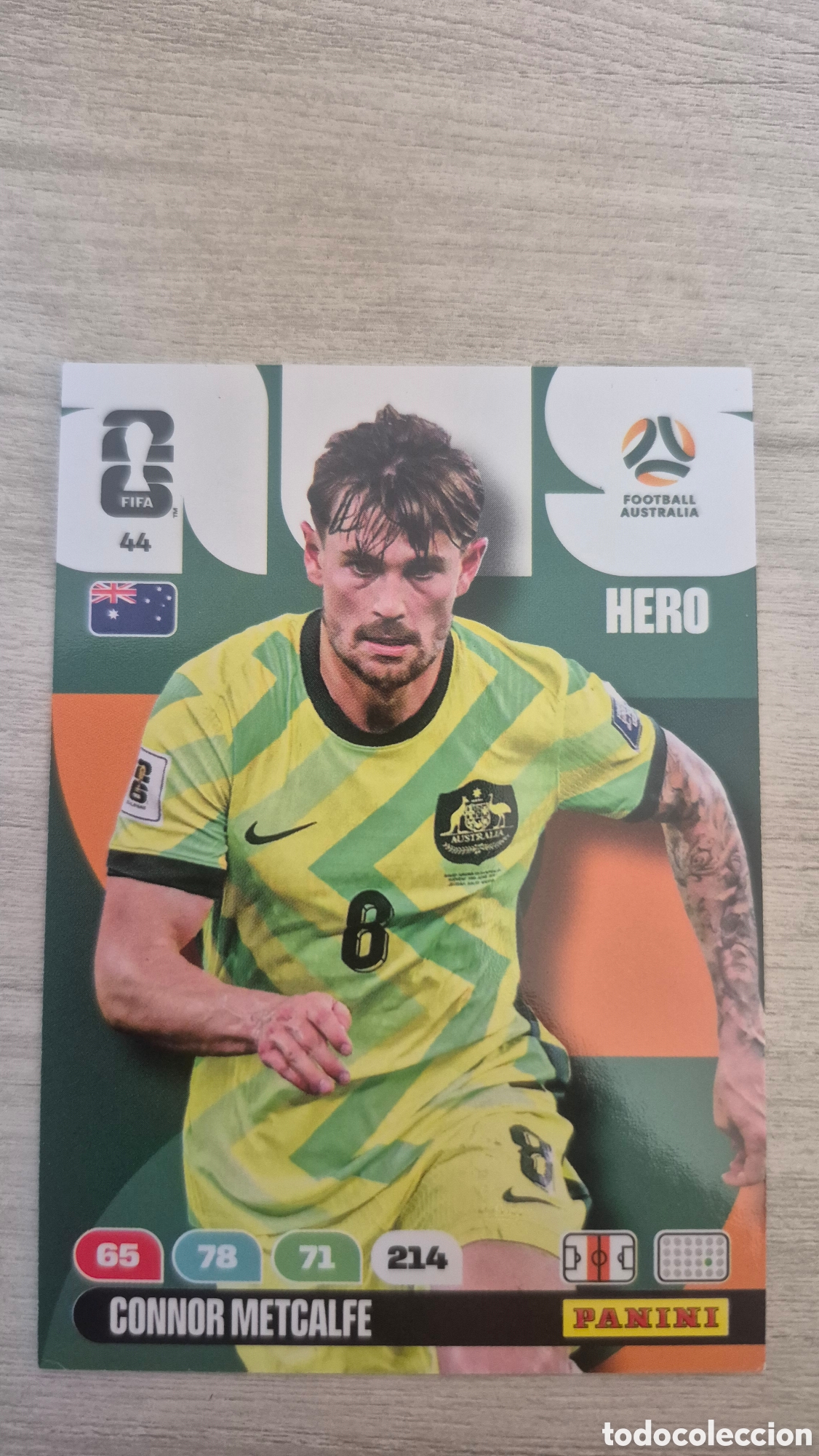 Figurine di Calcio: N&deg;44 Australia Connor Metcalfe Adrenalyn FIFA World Cup 26