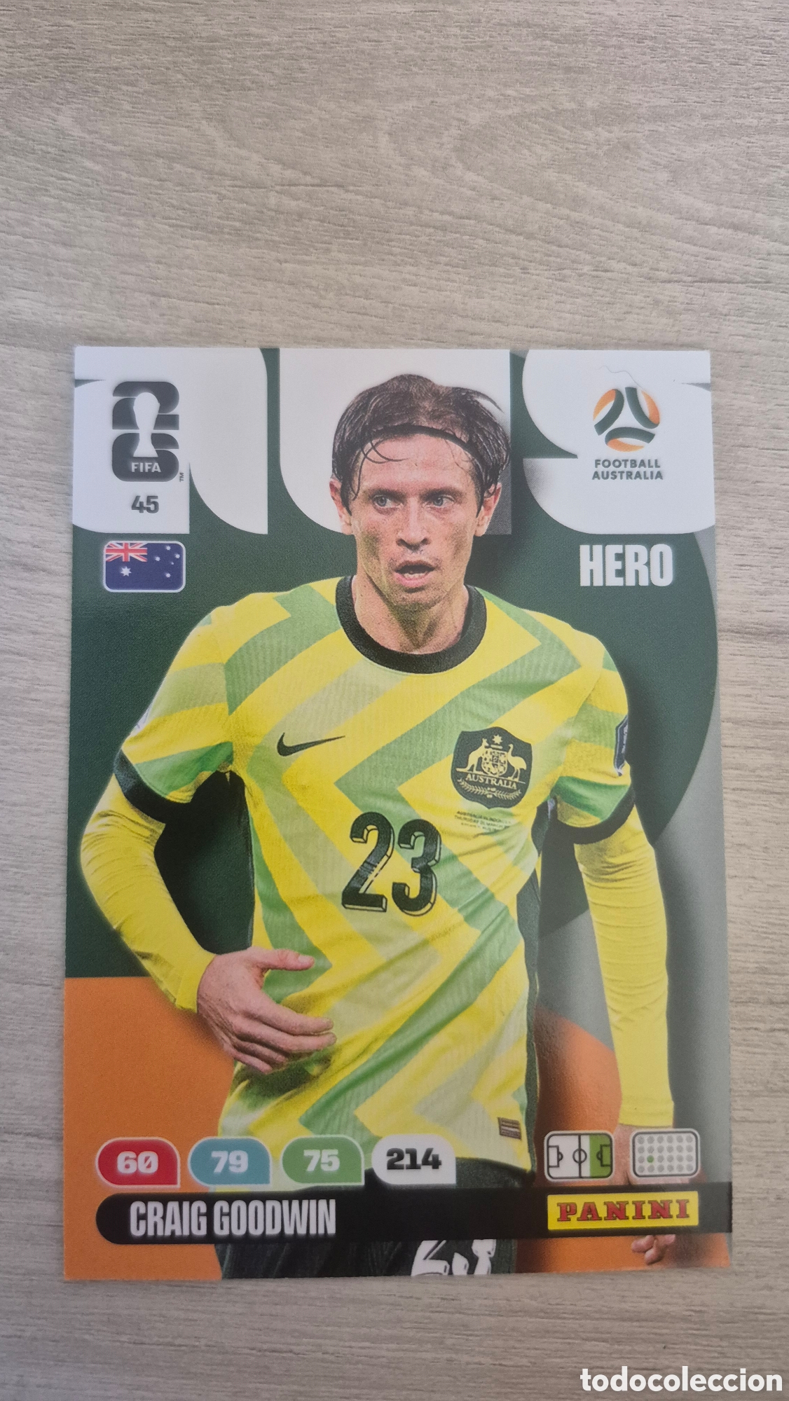 Cromos de F&uacute;tbol: N&deg;45 Australia Craig Goodwin Adrenalyn FIFA World Cup 26