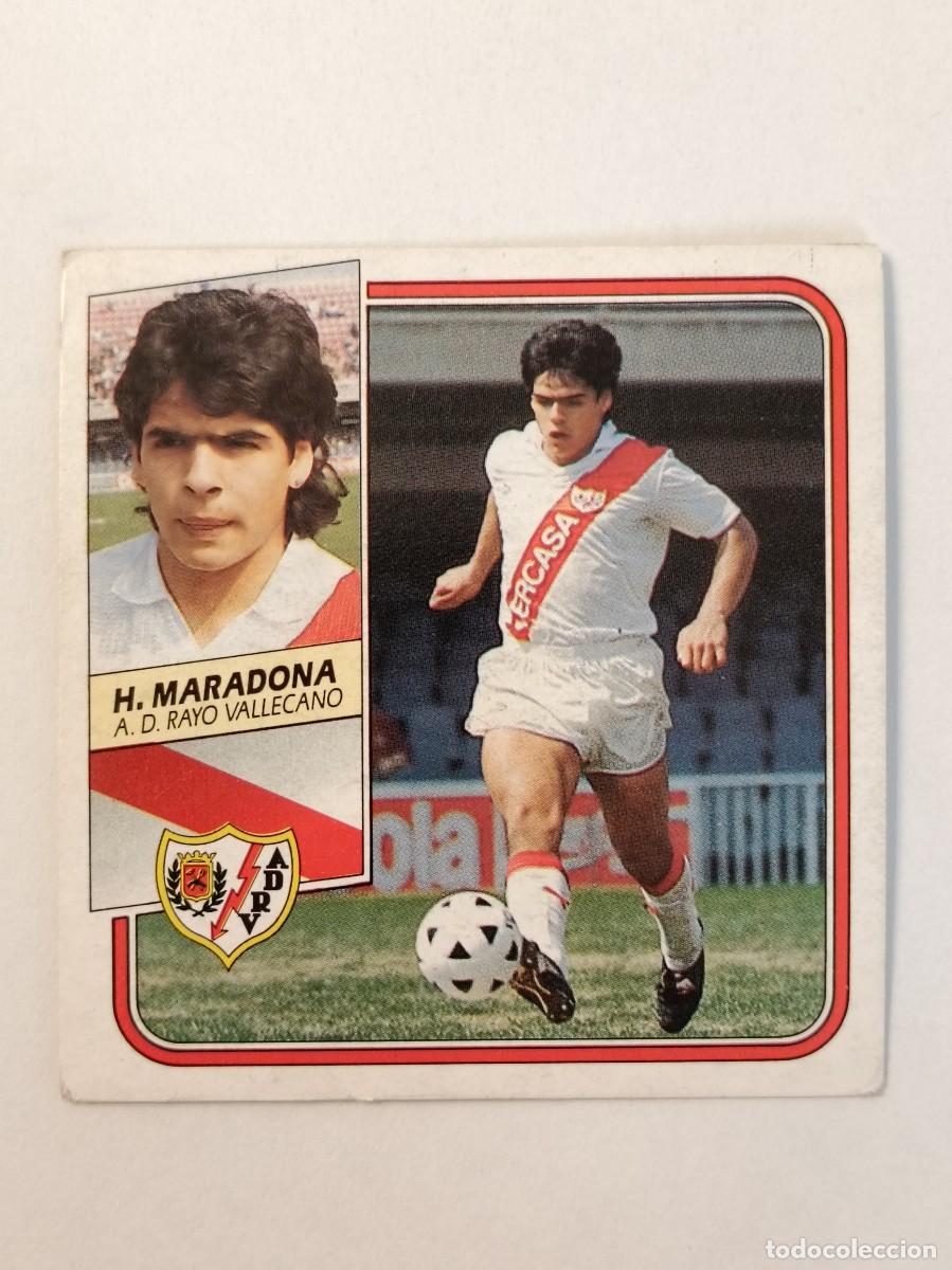 Cromos de F&uacute;tbol: HUGO MARADONA RAYO VALLECANO LIGA 89/90 ESTE