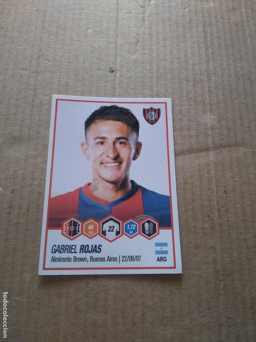 Cromos de F&uacute;tbol: 385 GABRIEL ROJAS SAN LORENZO CROMO FUTBOL ARGENTINO PANINI LIGA ARGENTINA 2022