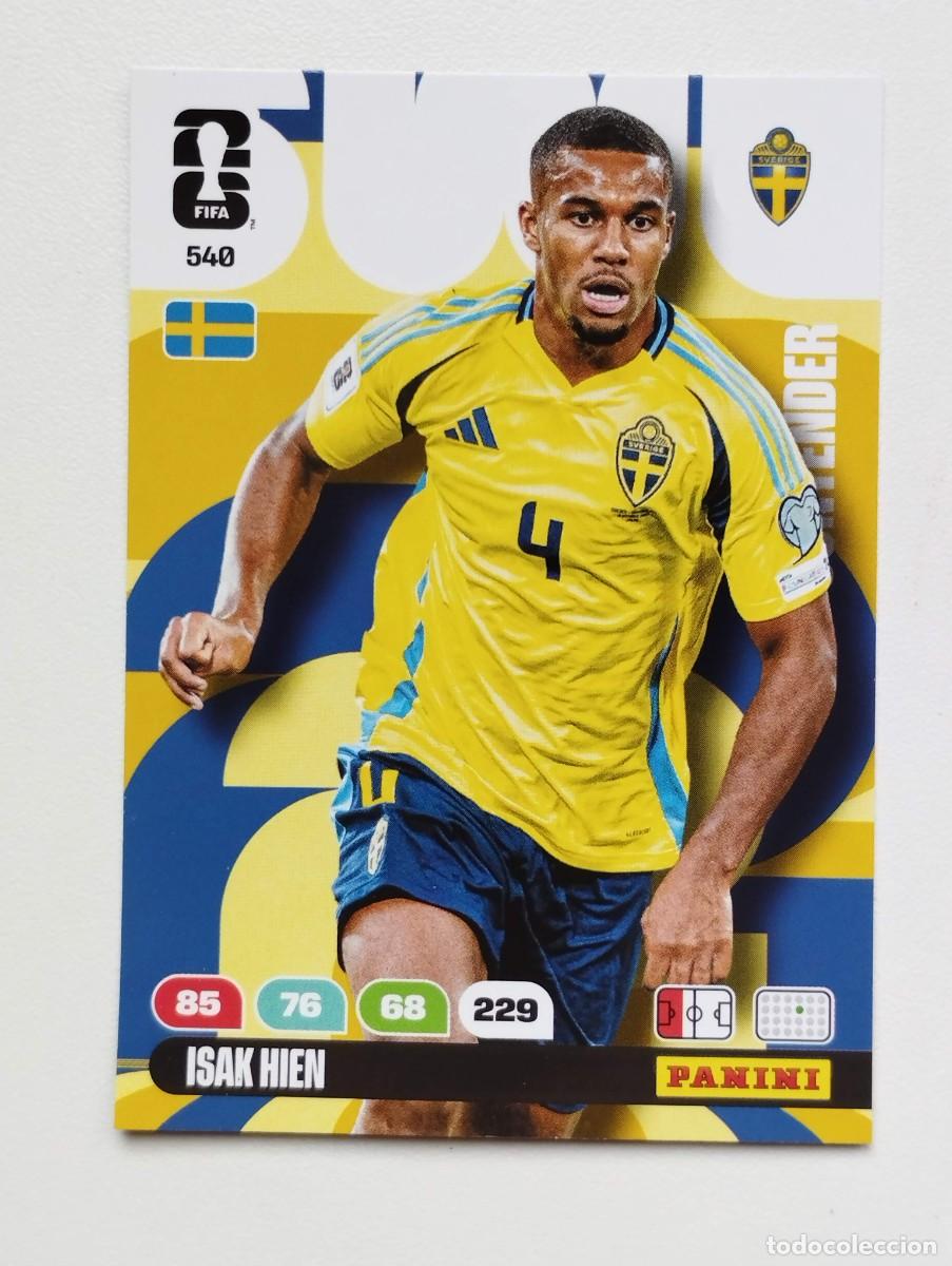 Cromos de F&uacute;tbol: CROMO CARD ADRENALYN MUNDIAL WORLD CUP 2026 CONTENDER SUECIA 540 ISAK HIEN