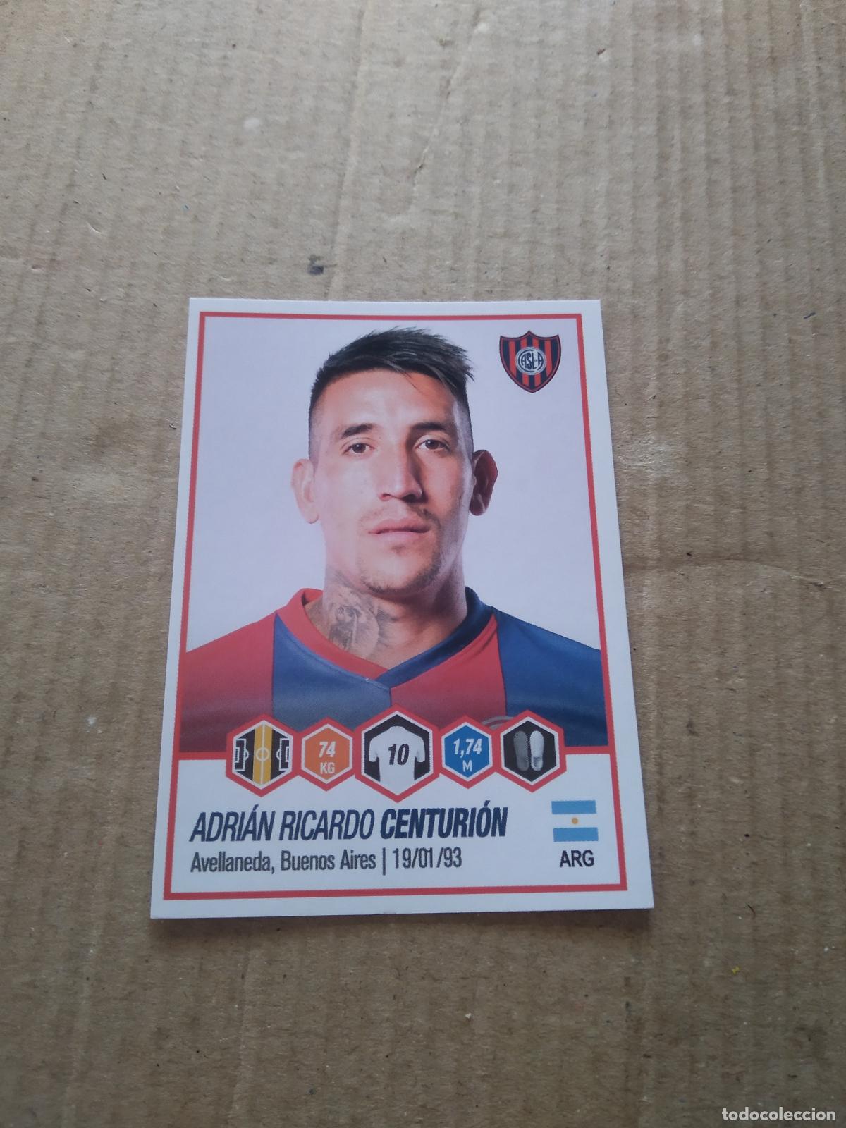 Cromos de F&uacute;tbol: 390 ADRIAN RICARDO CENTURION SAN LORENZO CROMO FUTBOL ARGENTINO PANINI LIGA ARGENTINA 2022