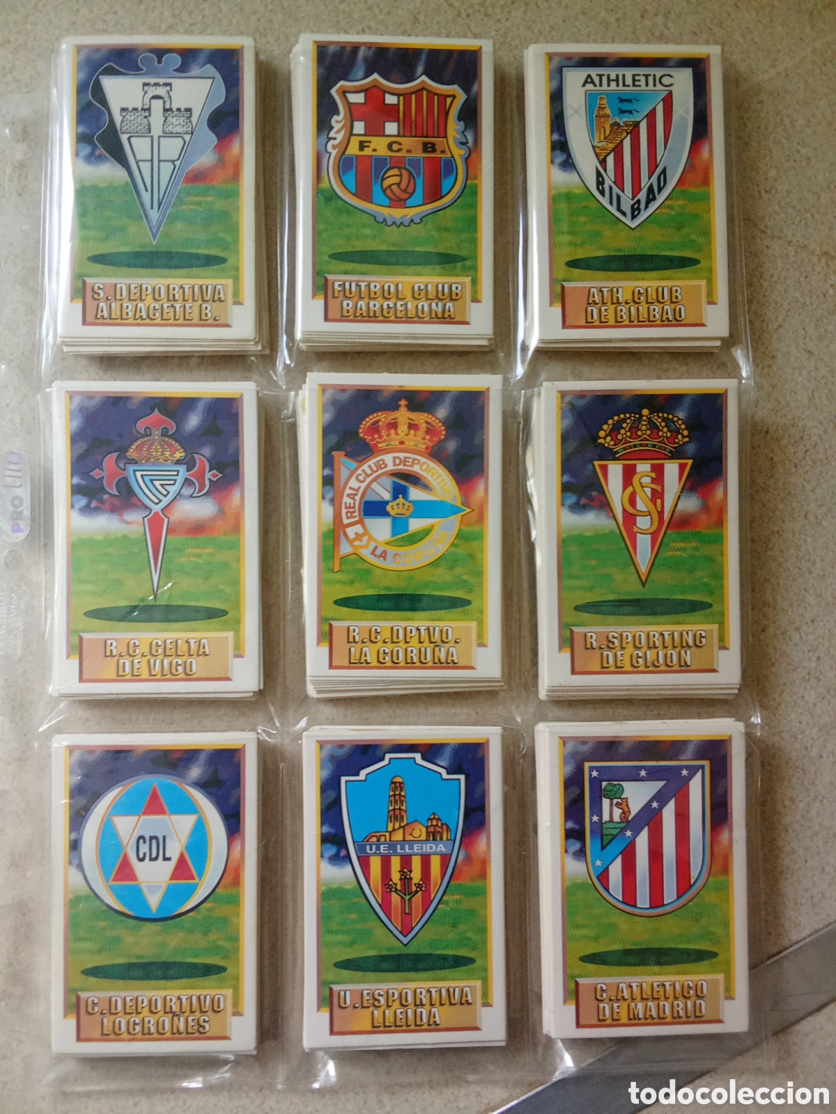 Cromos de F&uacute;tbol: LOTE 415 CROMOS DIFERENTES LIGA ESTE 93 94 RECUPERADOS. LEER