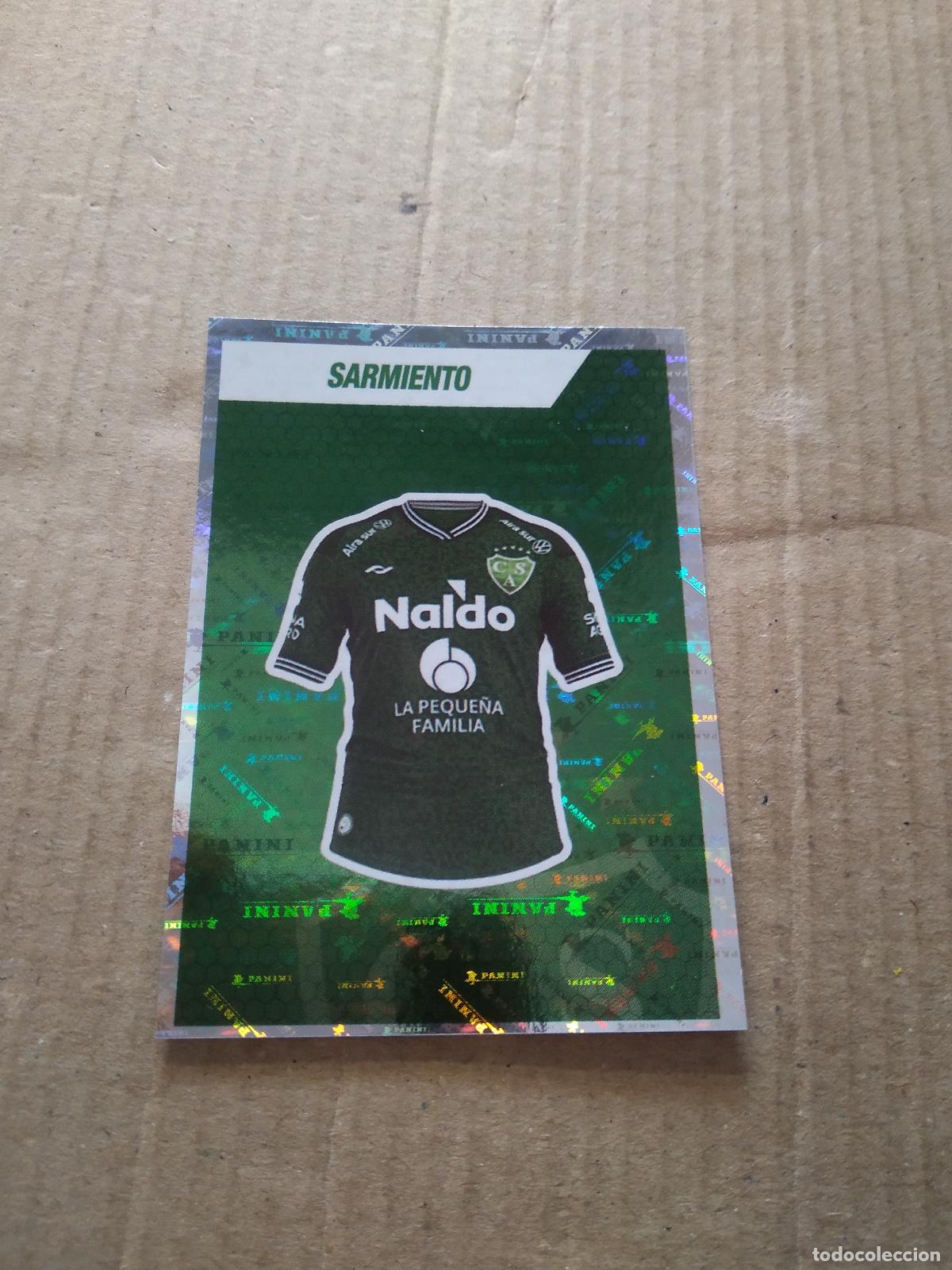 Cromos de F&uacute;tbol: 396 CAMISETA SARMIENTO CROMO FUTBOL ARGENTINO PANINI LIGA ARGENTINA 2022