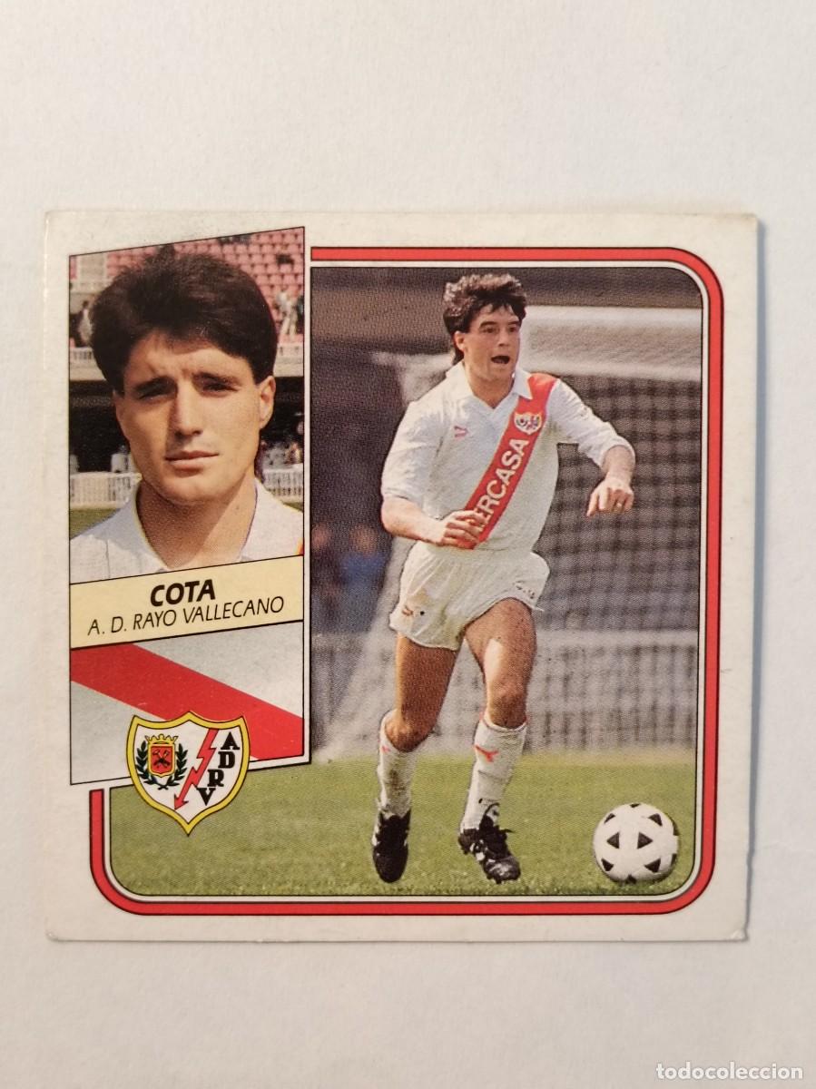 Cromos de F&uacute;tbol: COTA RAYO VALLECANO LIGA 89/90 ESTE