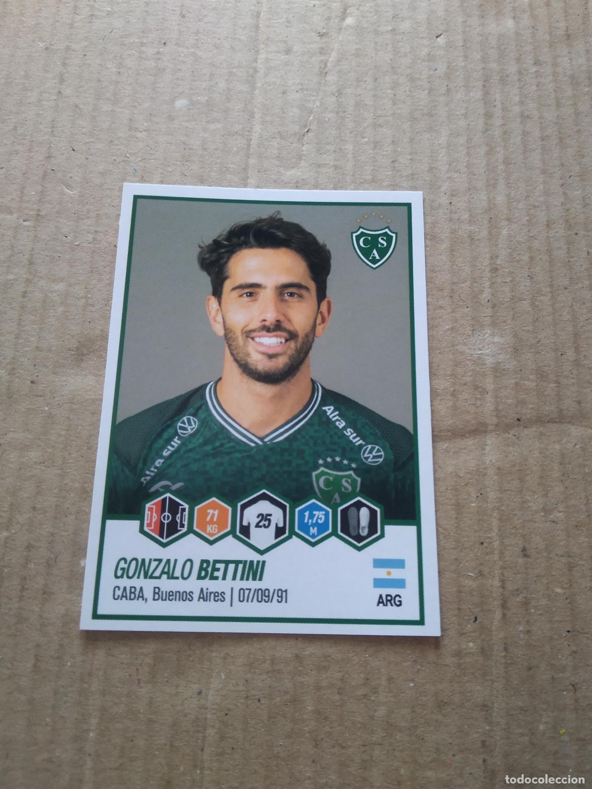 Cromos de F&uacute;tbol: 402 GONZALO BETTINI SARMIENTO CROMO FUTBOL ARGENTINO PANINI LIGA ARGENTINA 2022
