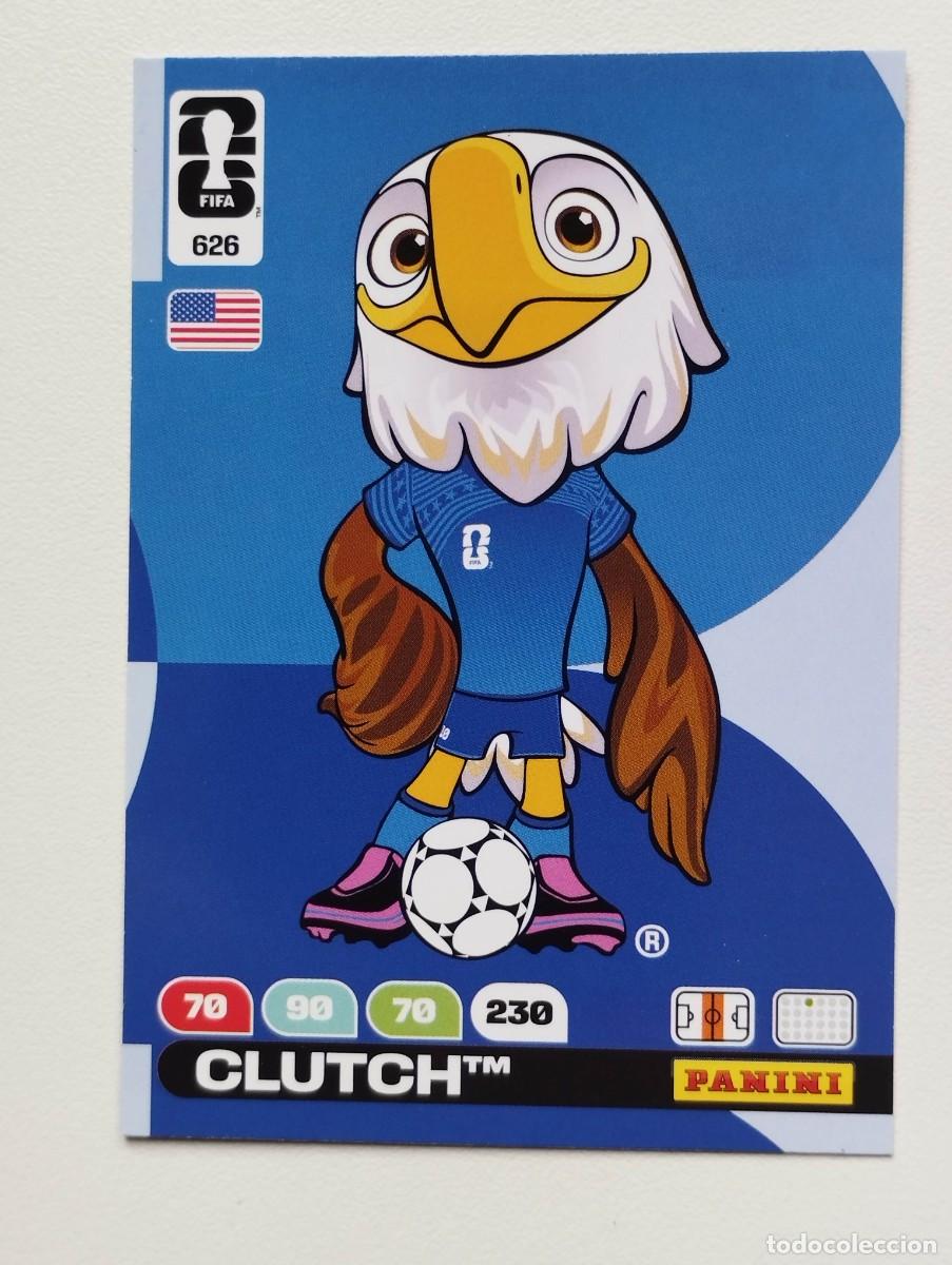 Cromos de F&uacute;tbol: CROMO CARD ADRENALYN MUNDIAL WORLD CUP 2026 MASCOTA USA ESTADOS UNIDOS 626 CLUTCH