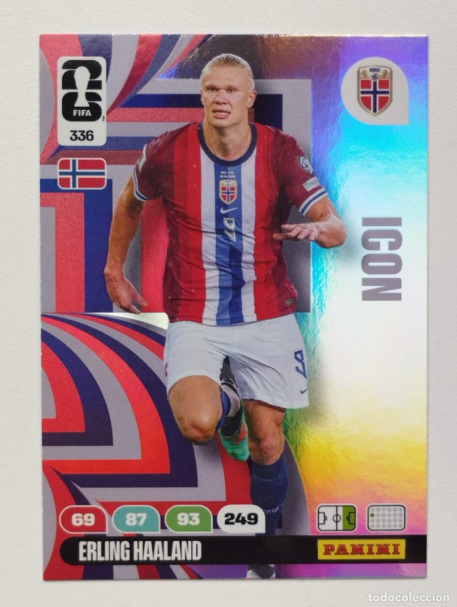 Cartes &agrave; collectionner de Football: CROMO CARD ADRENALYN MUNDIAL WORLD CUP 2026 ICON NORUEGA 336 ERLING HAALAND