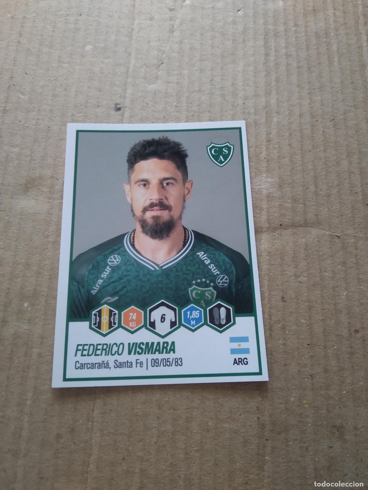 Football Stickers: 408 FEDERICO VISMARA SARMIENTO CROMO FUTBOL ARGENTINO PANINI LIGA ARGENTINA 2022