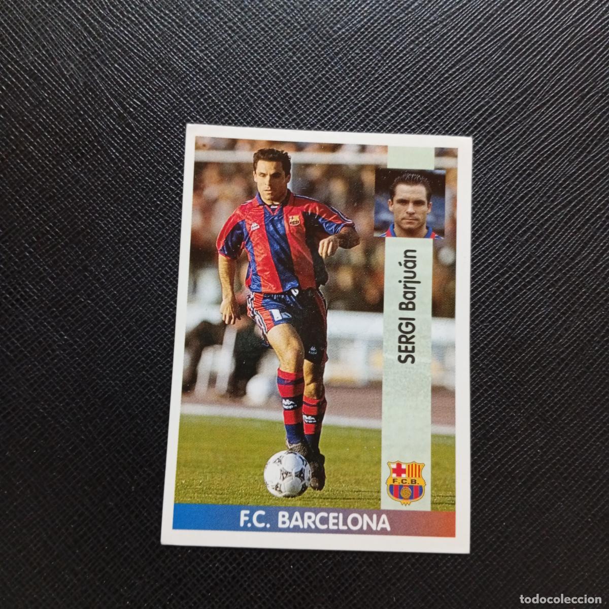 Football Stickers: 38 SERGI BARCELONA PANINI 1996 1997 CROMO FUTBOL LIGA 96 97 - SIN PEGAR - A189 PG10
