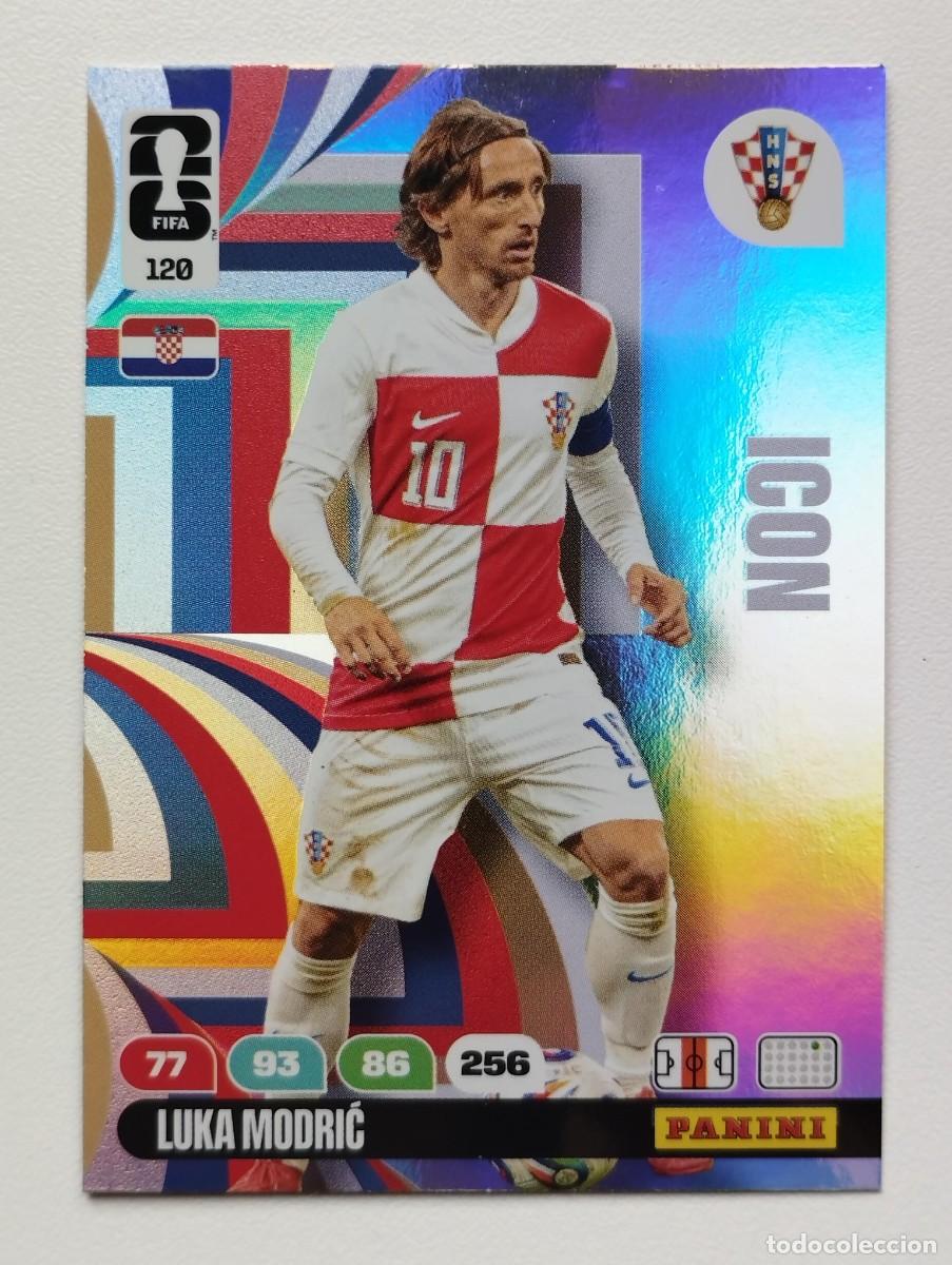 Cromos de F&uacute;tbol: CROMO CARD ADRENALYN MUNDIAL WORLD CUP 2026 ICON CROACIA 120 LUKA MODRIC
