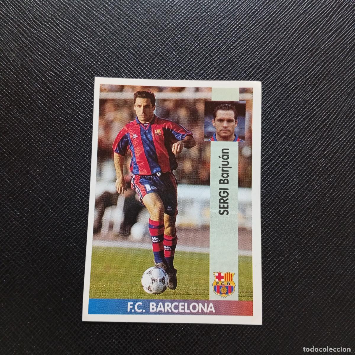 Cromos de F&uacute;tbol: 38 SERGI BARCELONA PANINI 1996 1997 CROMO FUTBOL LIGA 96 97 - SIN PEGAR - A189 PG10 B
