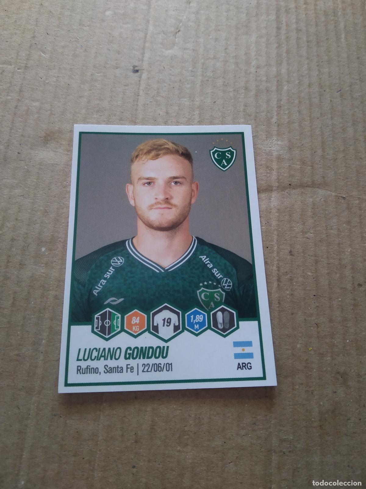 Cromos de F&uacute;tbol: 411 LUCIANO GONDOU SARMIENTO CROMO FUTBOL ARGENTINO PANINI LIGA ARGENTINA 2022