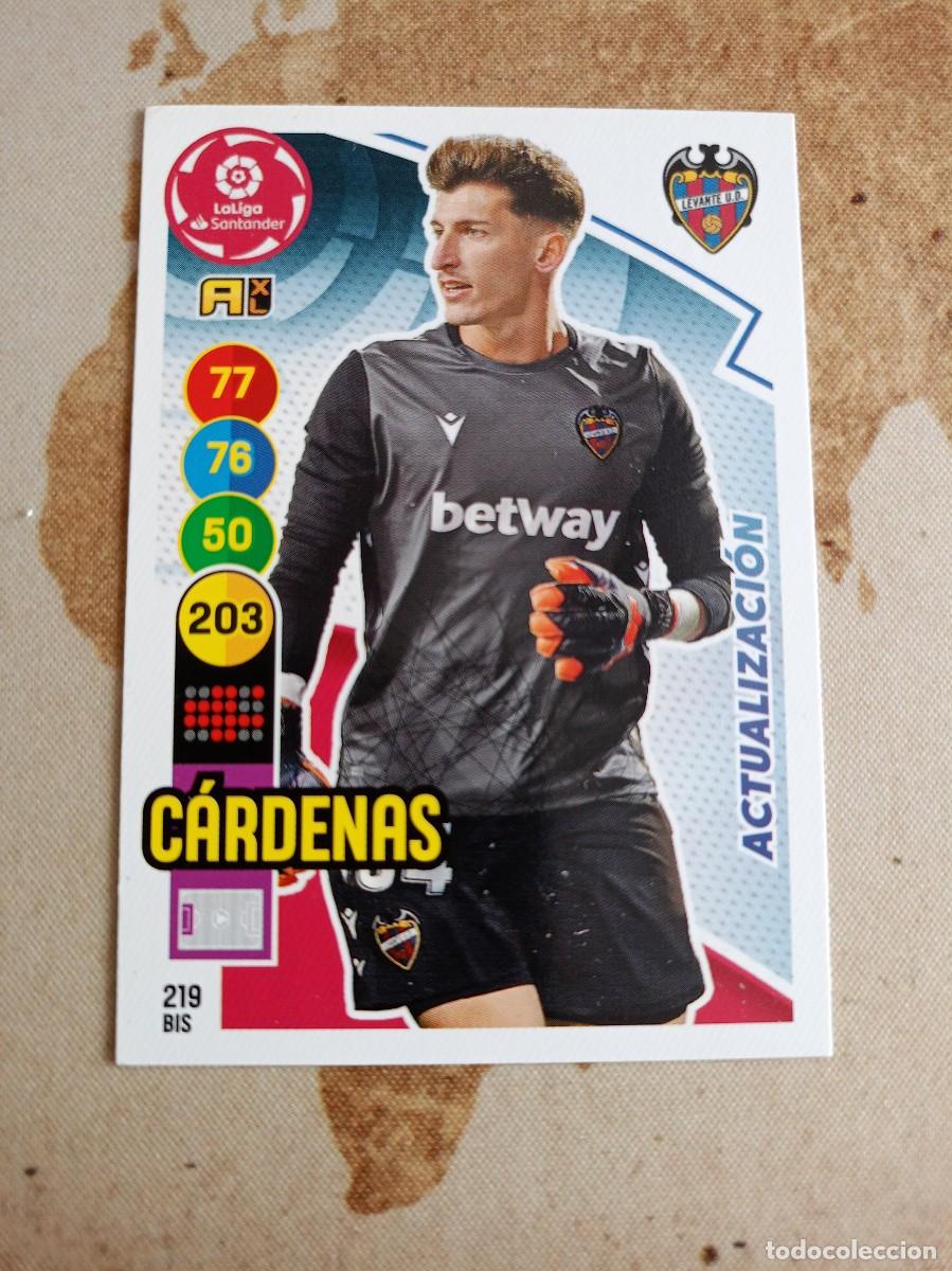 Cromos de F&uacute;tbol: Levante 219 bis C&Aacute;RDENAS Adrenalyn 2020-21