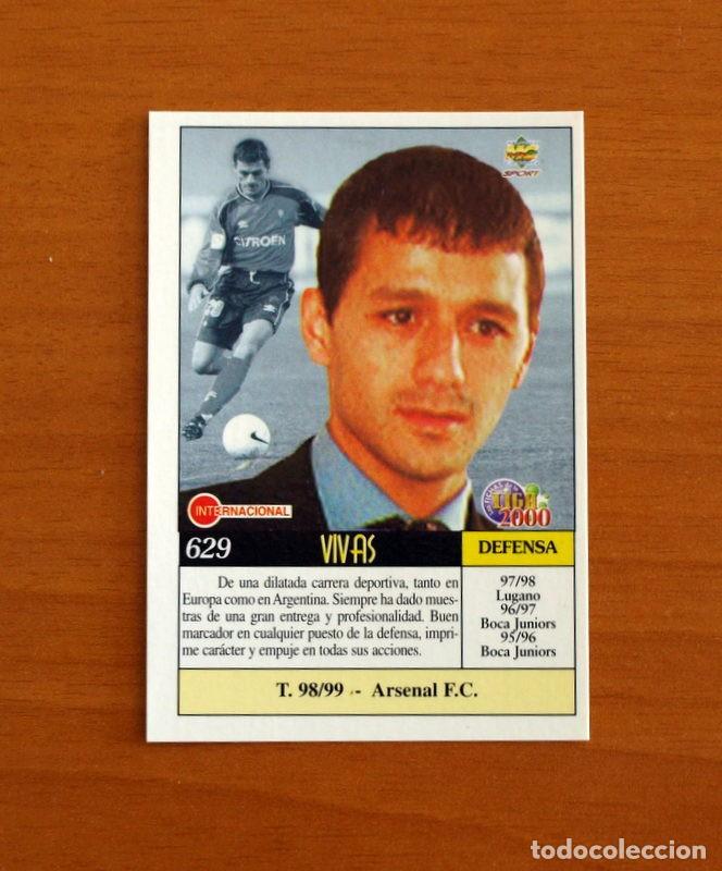 Cromos de F&uacute;tbol: Celta de Vigo - N&ordm; 629, Vivas - &Uacute;ltima Hora - Las Fichas de Liga Mundicromo 1999-2000, 99-00
