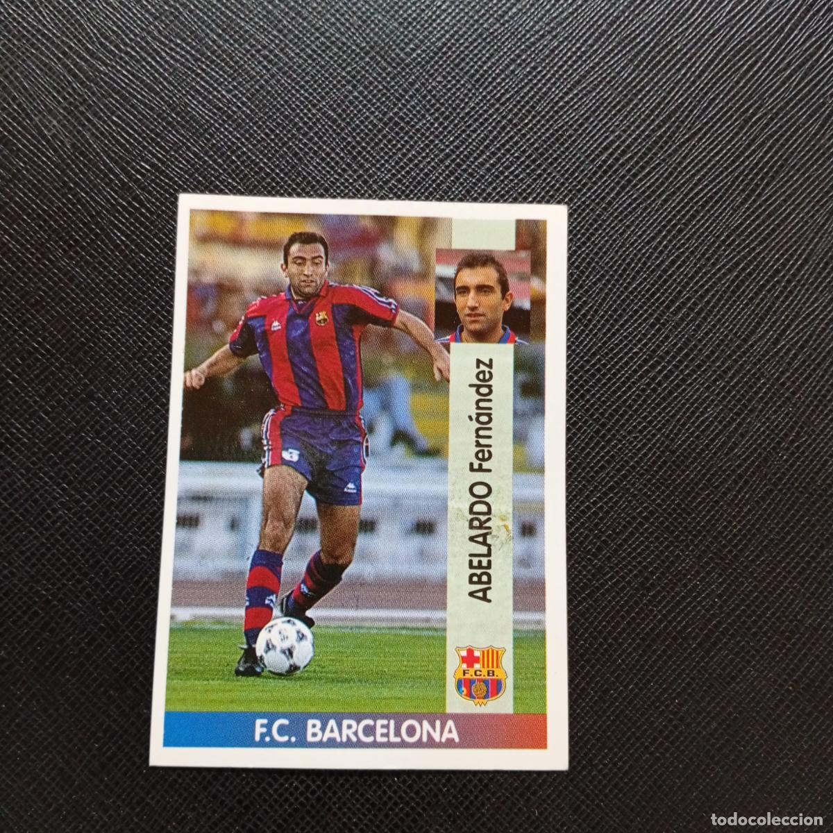 Cartes &agrave; collectionner de Football: 35 ABELARDO BARCELONA PANINI 1996 1997 CROMO FUTBOL LIGA 96 97 - SIN PEGAR - A189 PG37 B