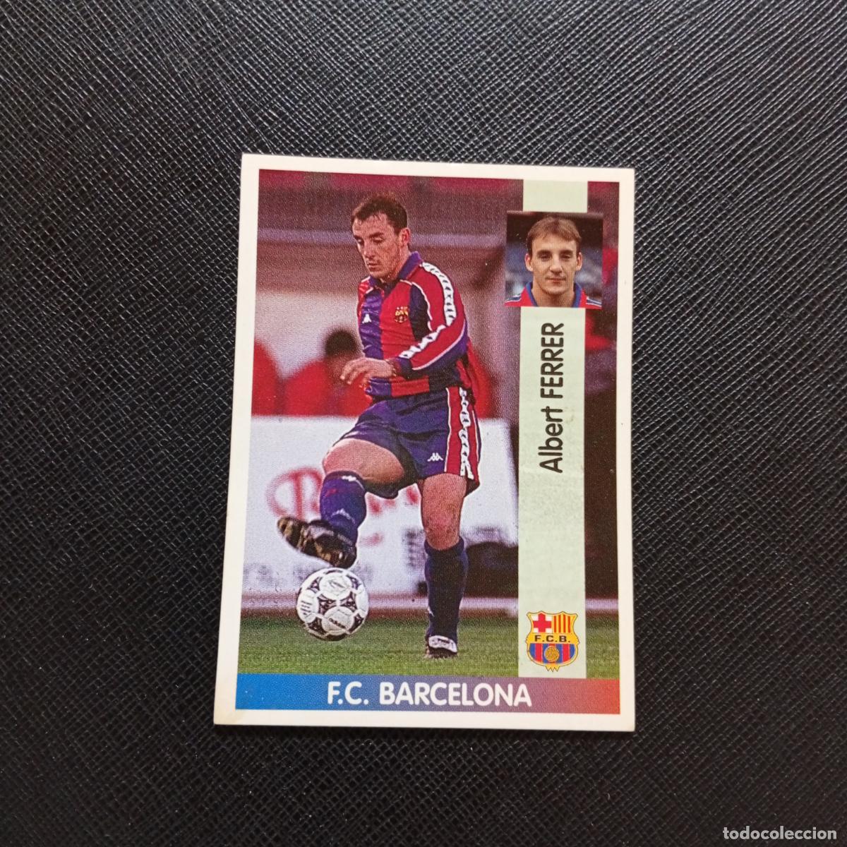 Cartes &agrave; collectionner de Football: 34 FERRER BARCELONA PANINI 1996 1997 CROMO FUTBOL LIGA 96 97 - SIN PEGAR - A189 PG10 B
