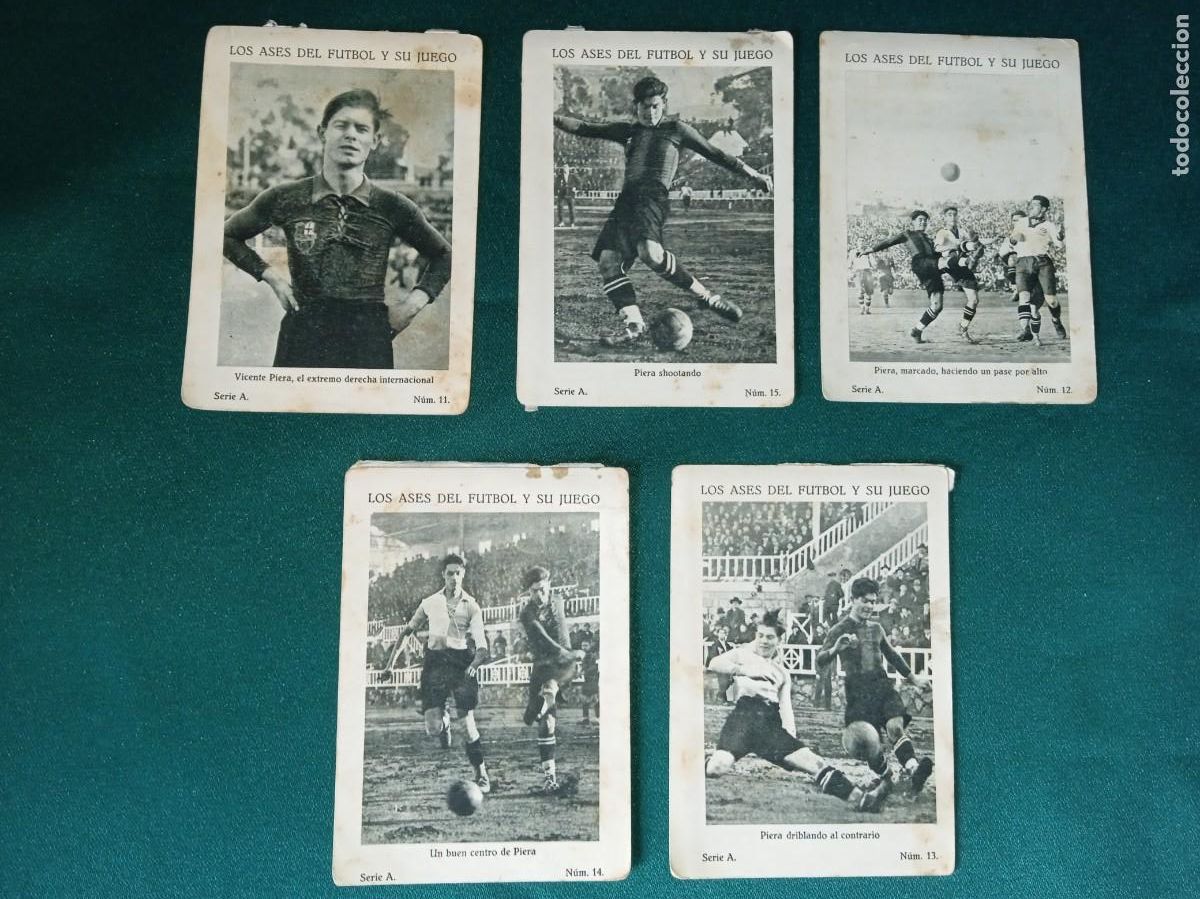 Cartes &agrave; collectionner de Football: Cromos: LOS ASES DEL FUTBOL..., PIERA (Barcelona)